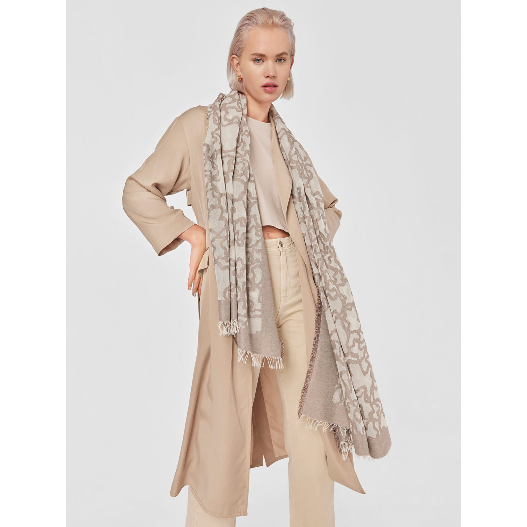 Πασμίνα TOUS 2000786347 Καφέ