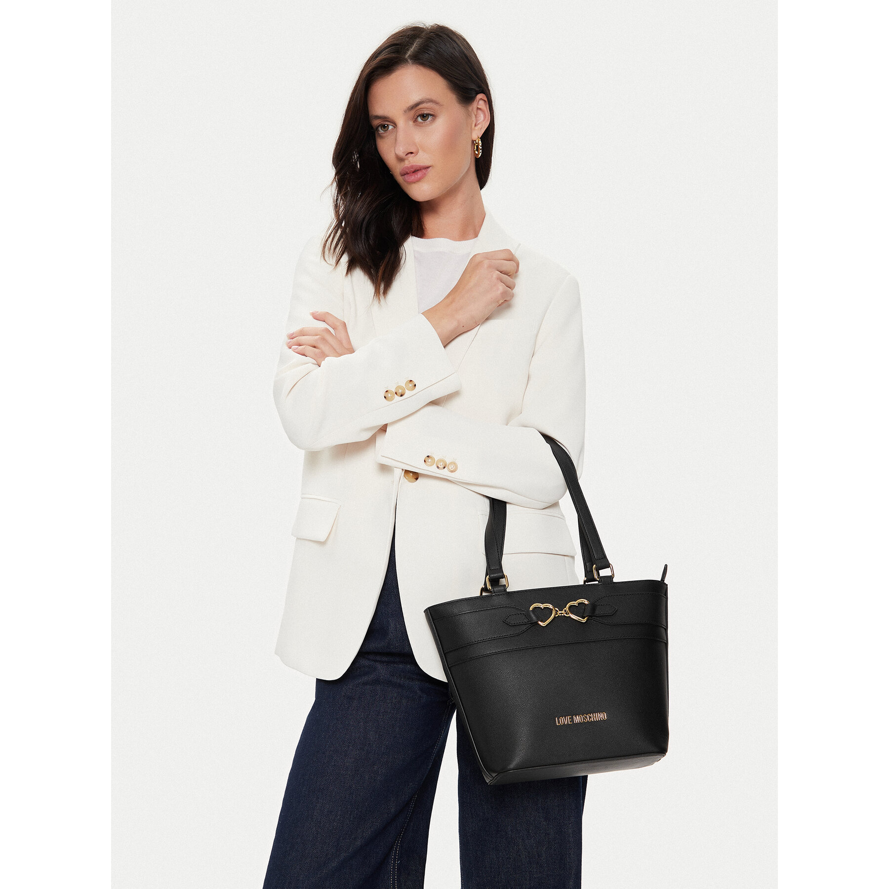 Τσάντα LOVE MOSCHINO JC4347PP0IK1100A Μαύρο