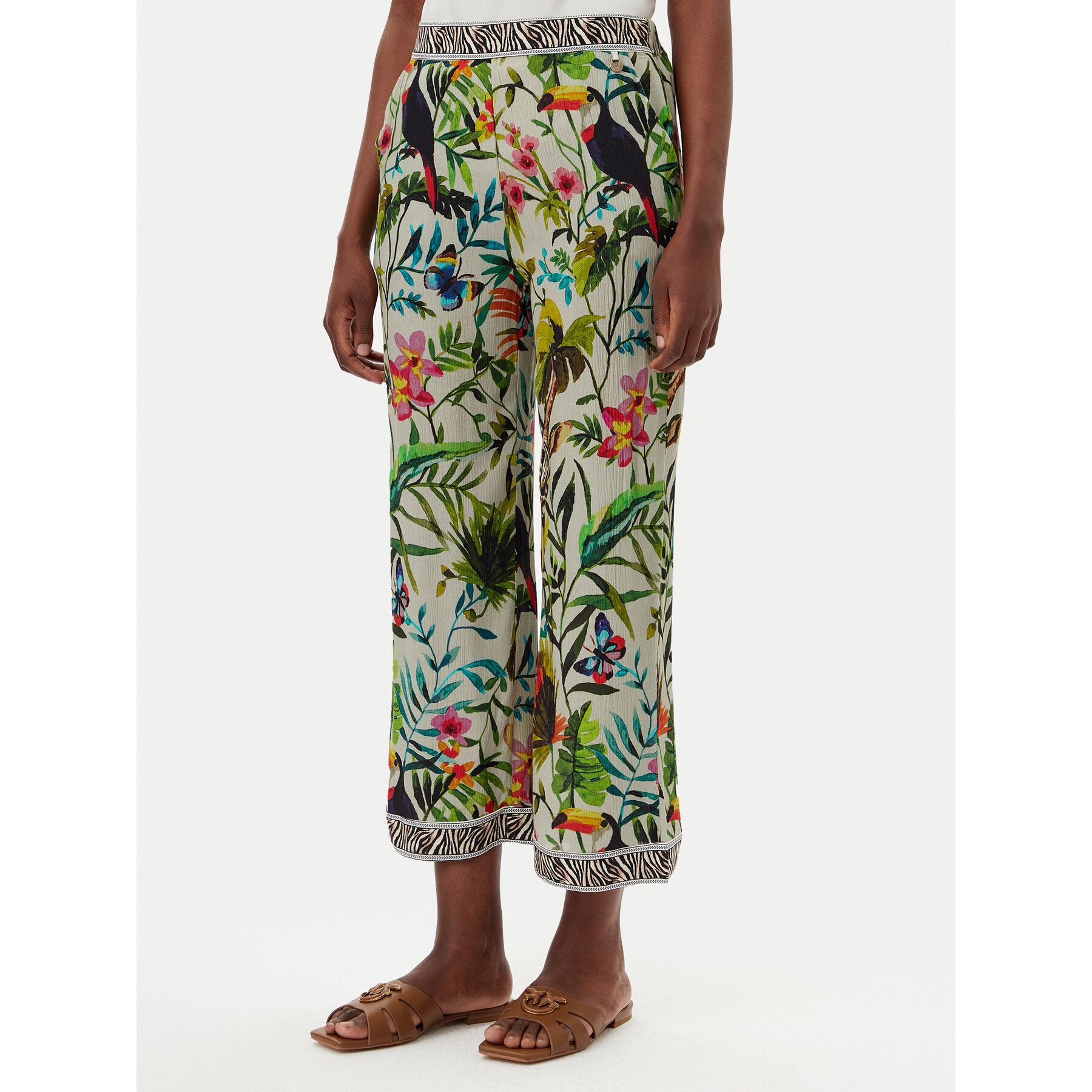 LOLA CASADEMUNT Stoffhose LS2514016 Bunt Relaxed Fit