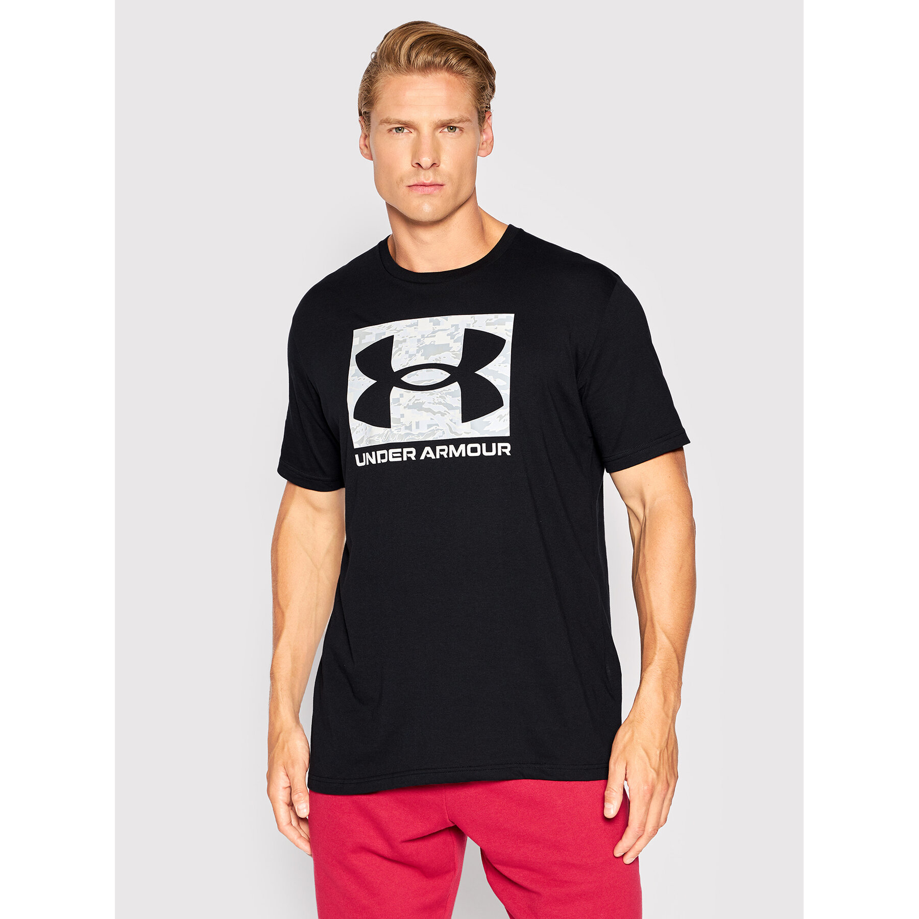 Under Armour Marškinėliai Ua Abc 1361673 Juoda Relaxed Fit