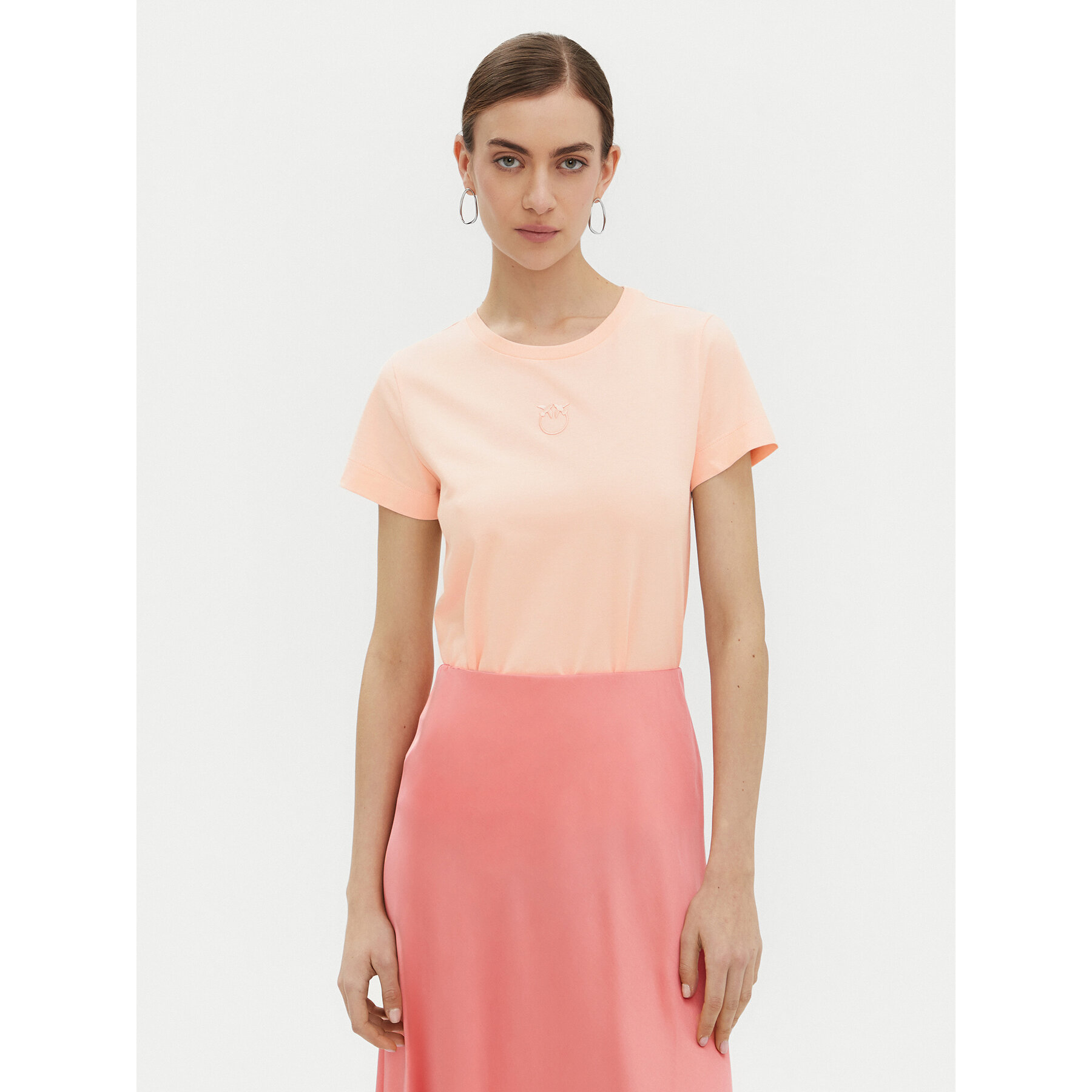 PINKO Póló Bussolotto 100355 Rózsaszín Regular Fit