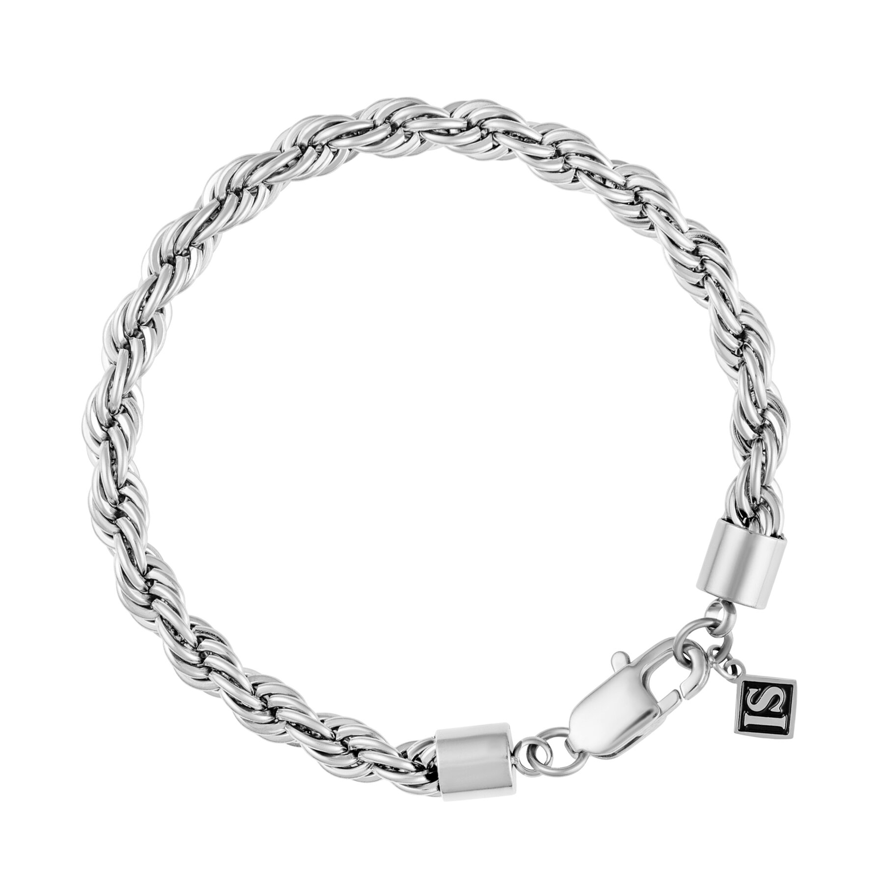 Náramok ICED STUFF Rope Biele zlato