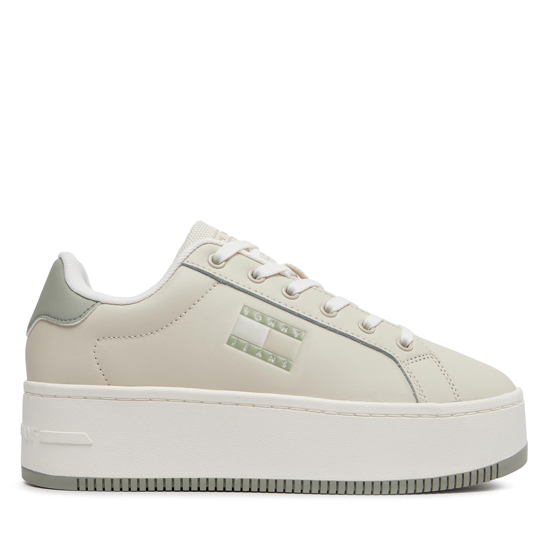 Dámske Sneakersy Tommy Jeans, Rozmer: 41, Écru, Tjw Flatform Ess EN0EN02518