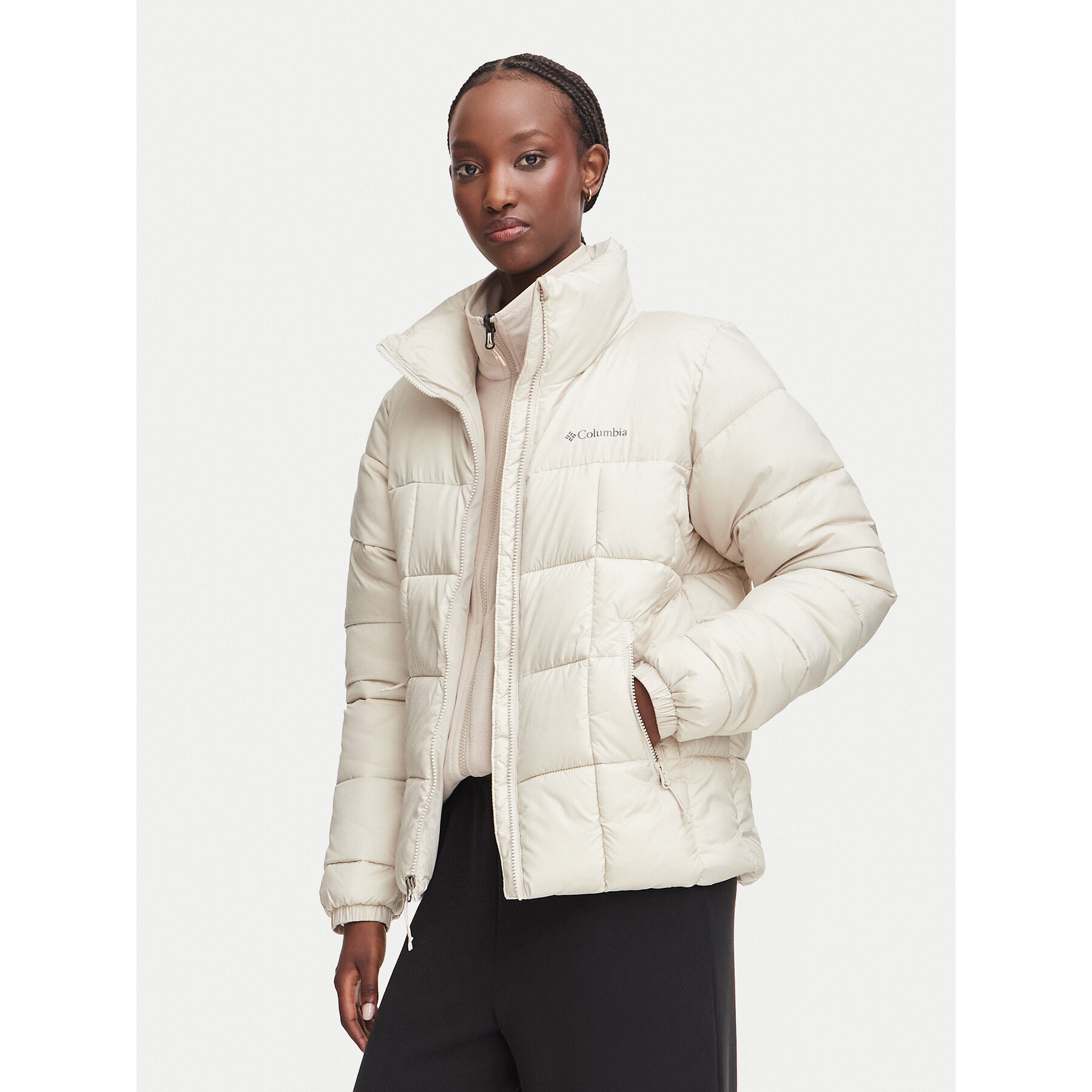 Columbia Winterjacke Puffect™ III Full Zip 2171251 Beige Regular Fit
