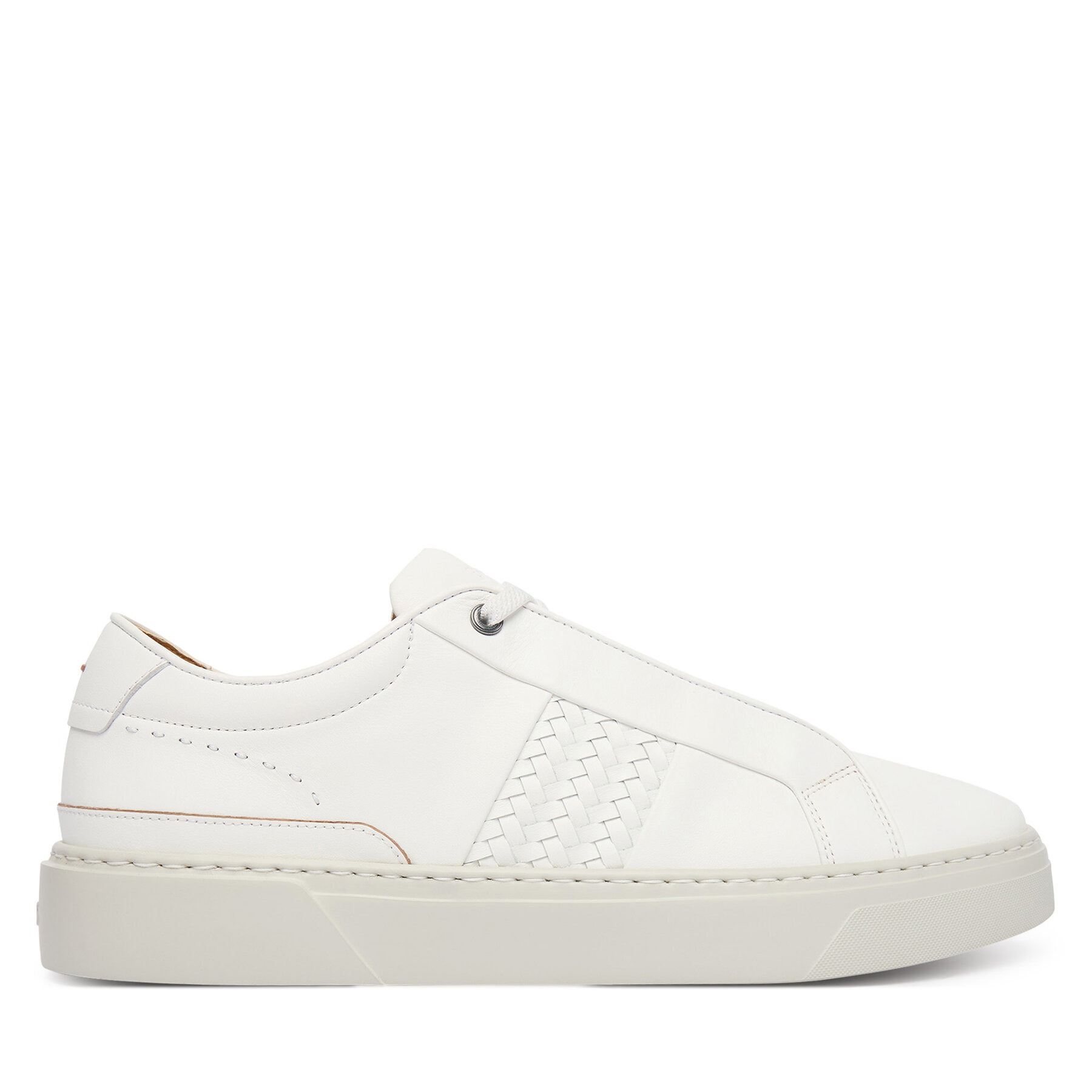 Sneakersy BOSS Gary 50555667 Biela