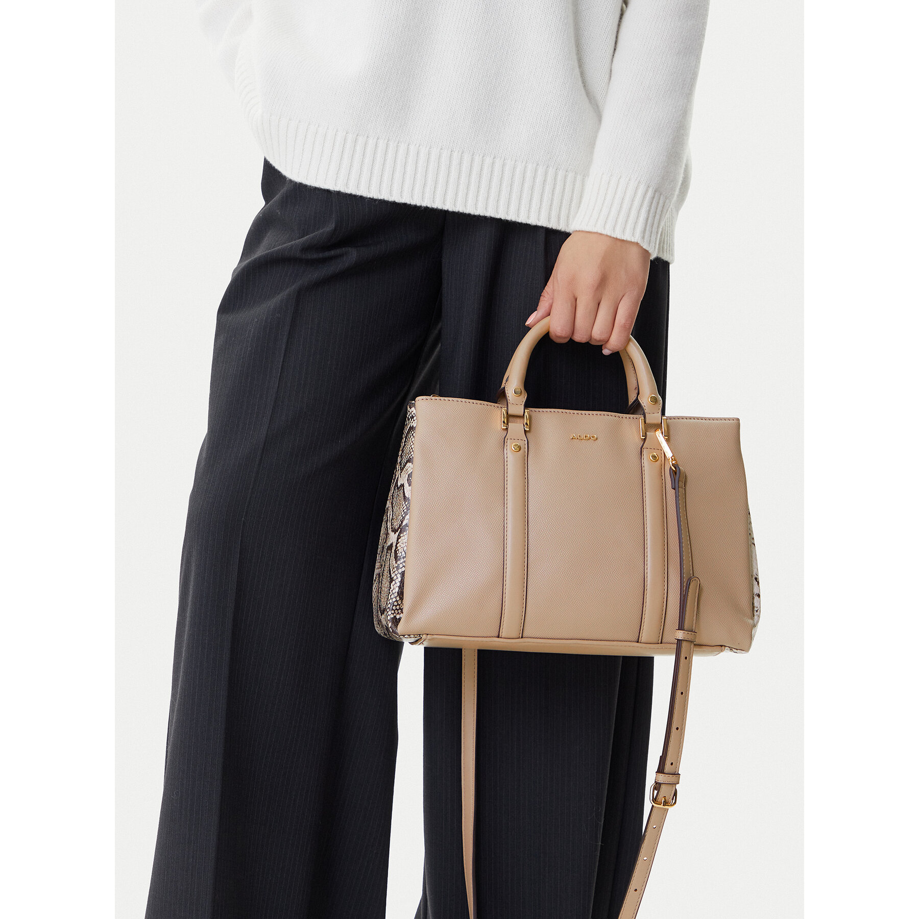 Дамска чанта Aldo Harmonie 14143670 Кафяв