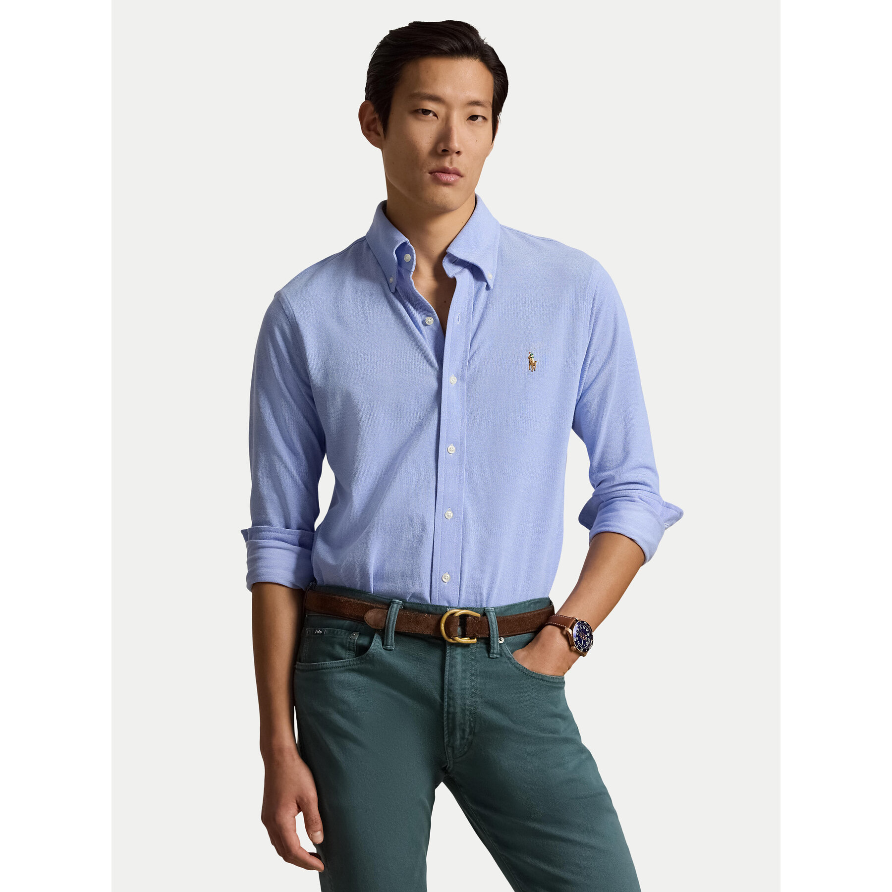 Polo Ralph Lauren Hemd 710P03967001 Blau Regular Fit
