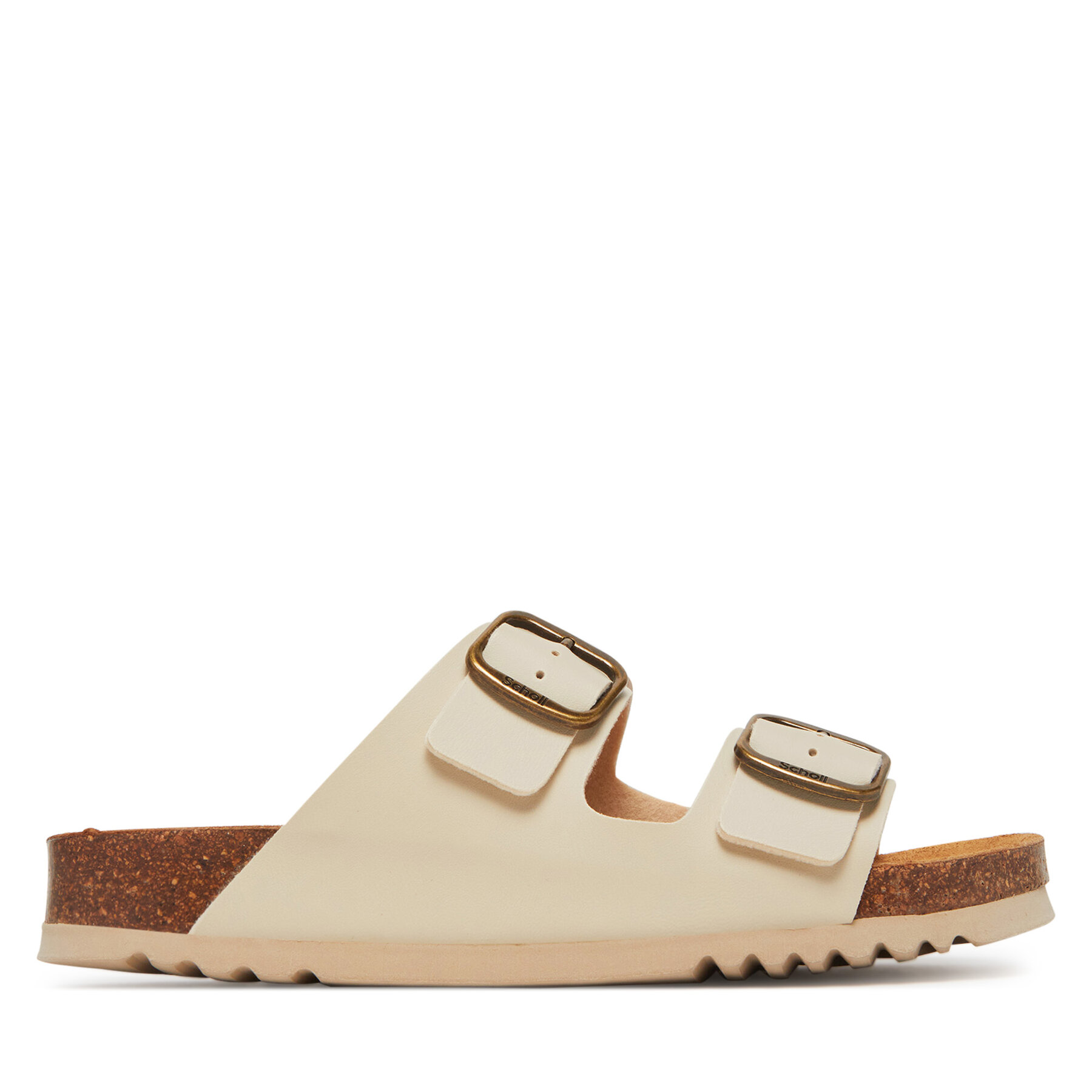 Damen Pantoletten Scholl, Schuhgröße 41, Écru, Josephine F32164