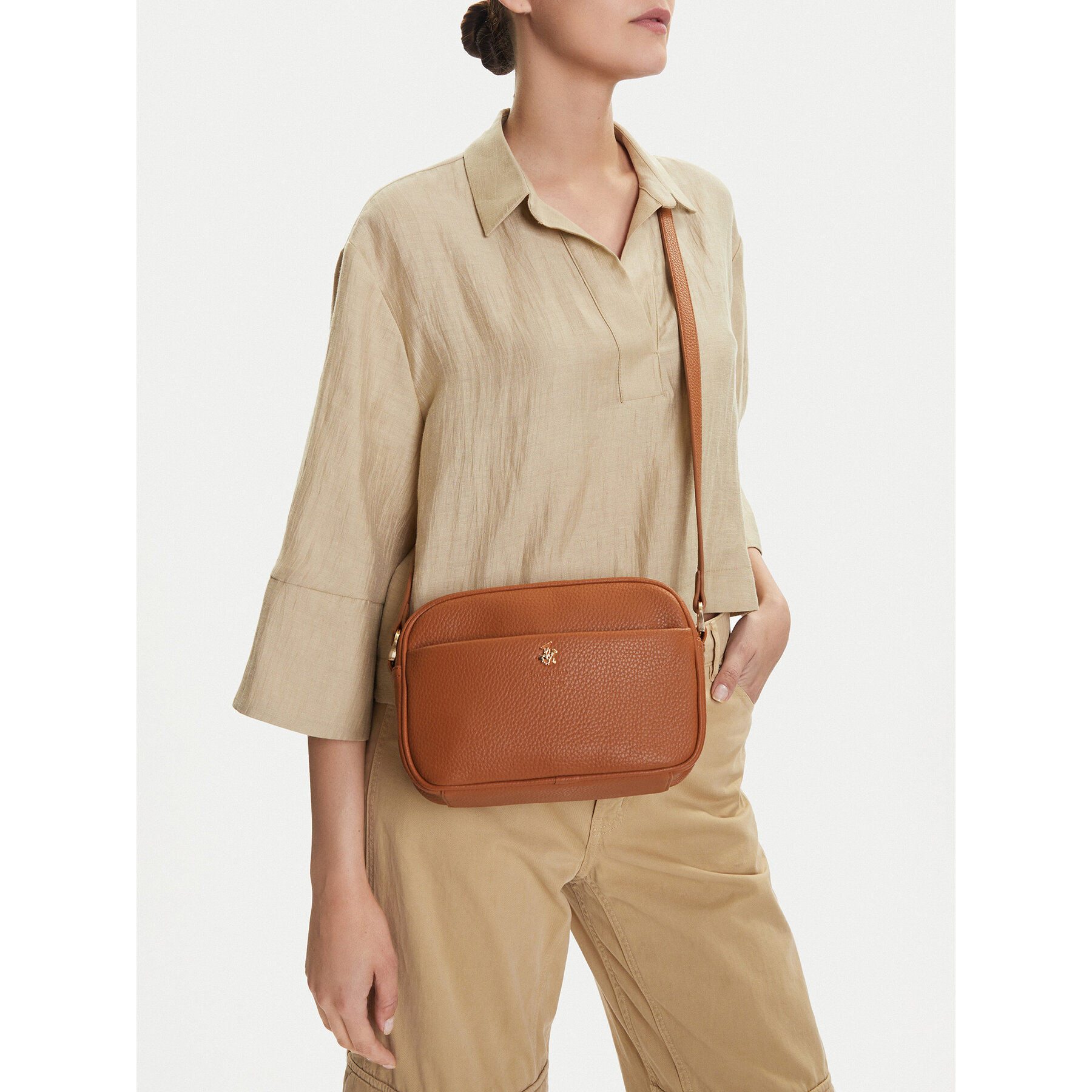 Дамска чанта Beverly Hills Polo Club CEO-BHPC-C-012-08 Кафяв