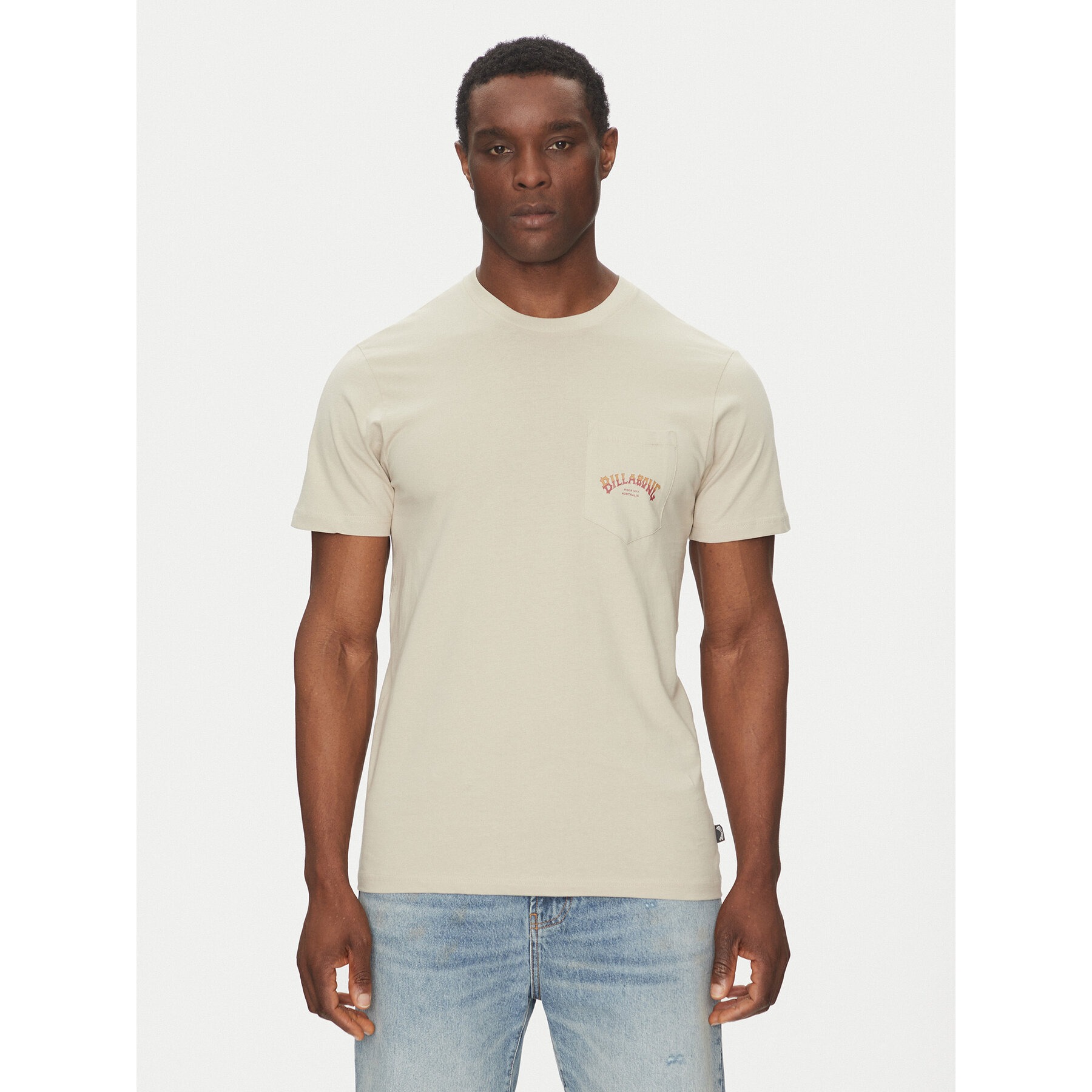 Billabong T-Shirt EBYZT00175 Μπεζ Regular Fit