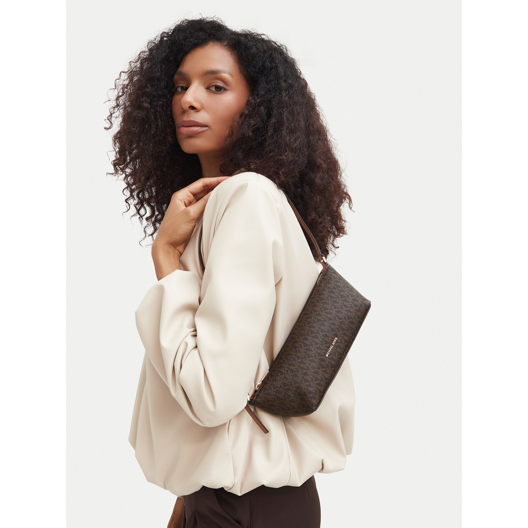 Torbica MICHAEL Michael Kors 32F6G9IC5B Tamno smeđa