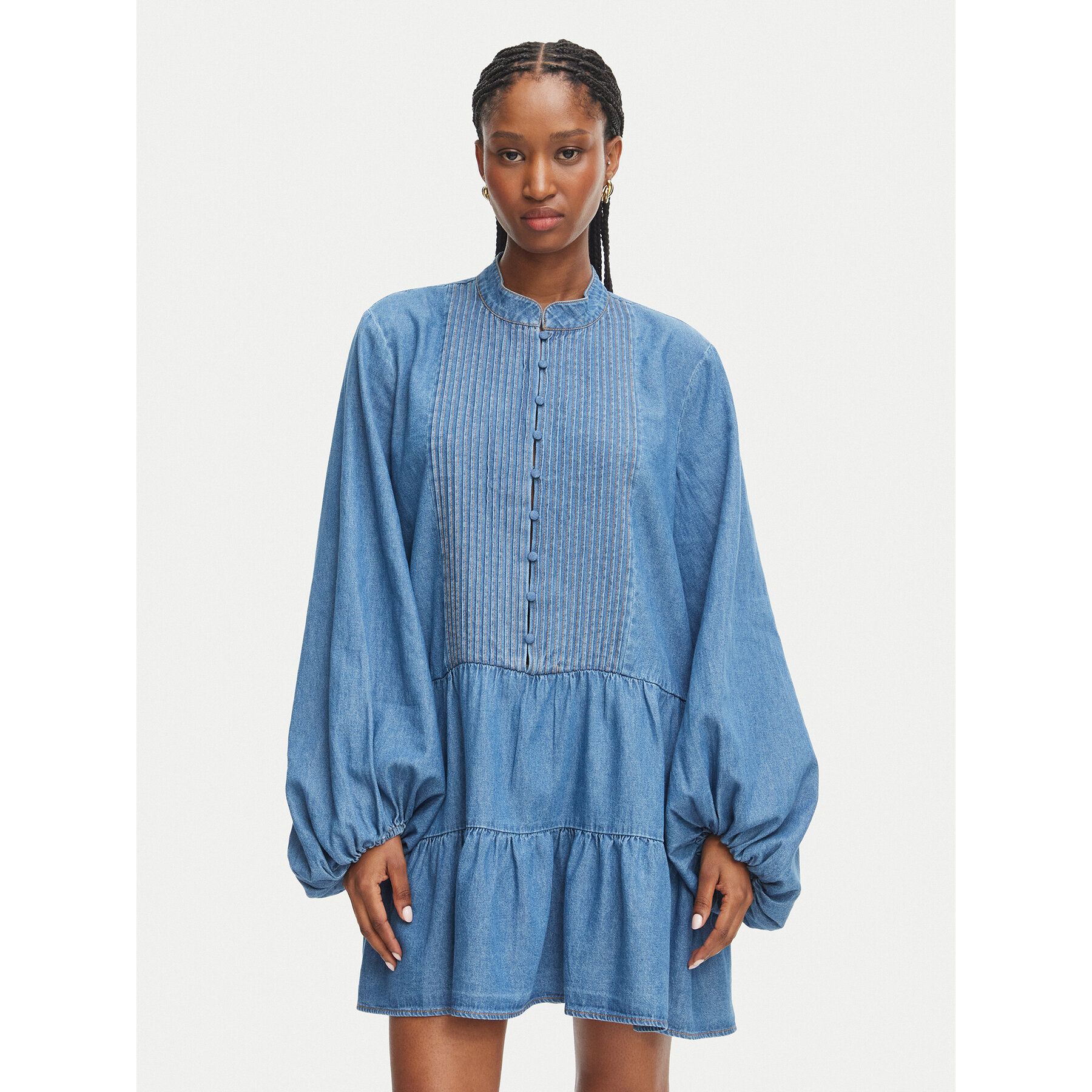 Bardot Jeanskleid Antonia 91440DB Blau Regular Fit