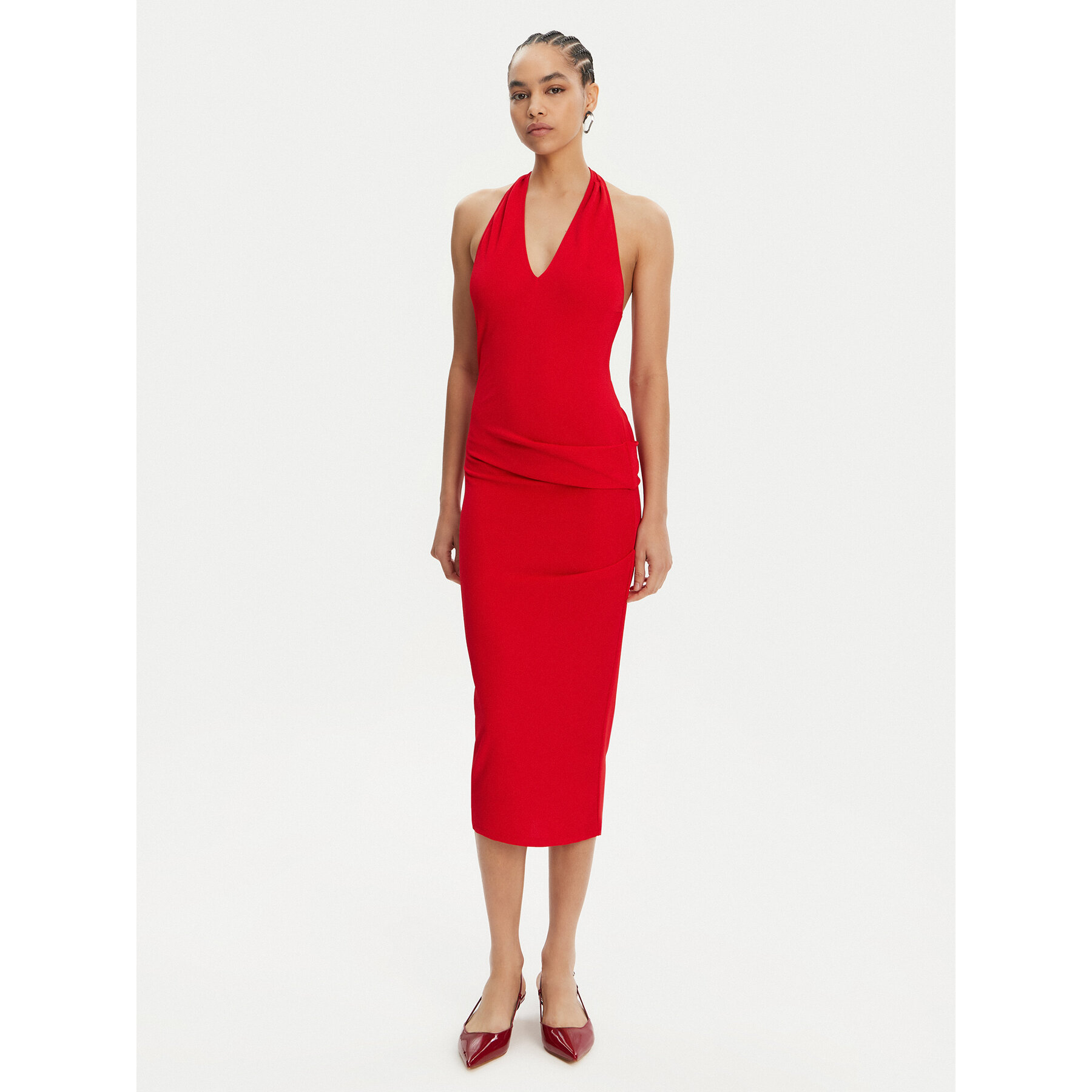 JACQUEMUS Coctailkleid 25E251DR232-1026 Rot Regular Fit