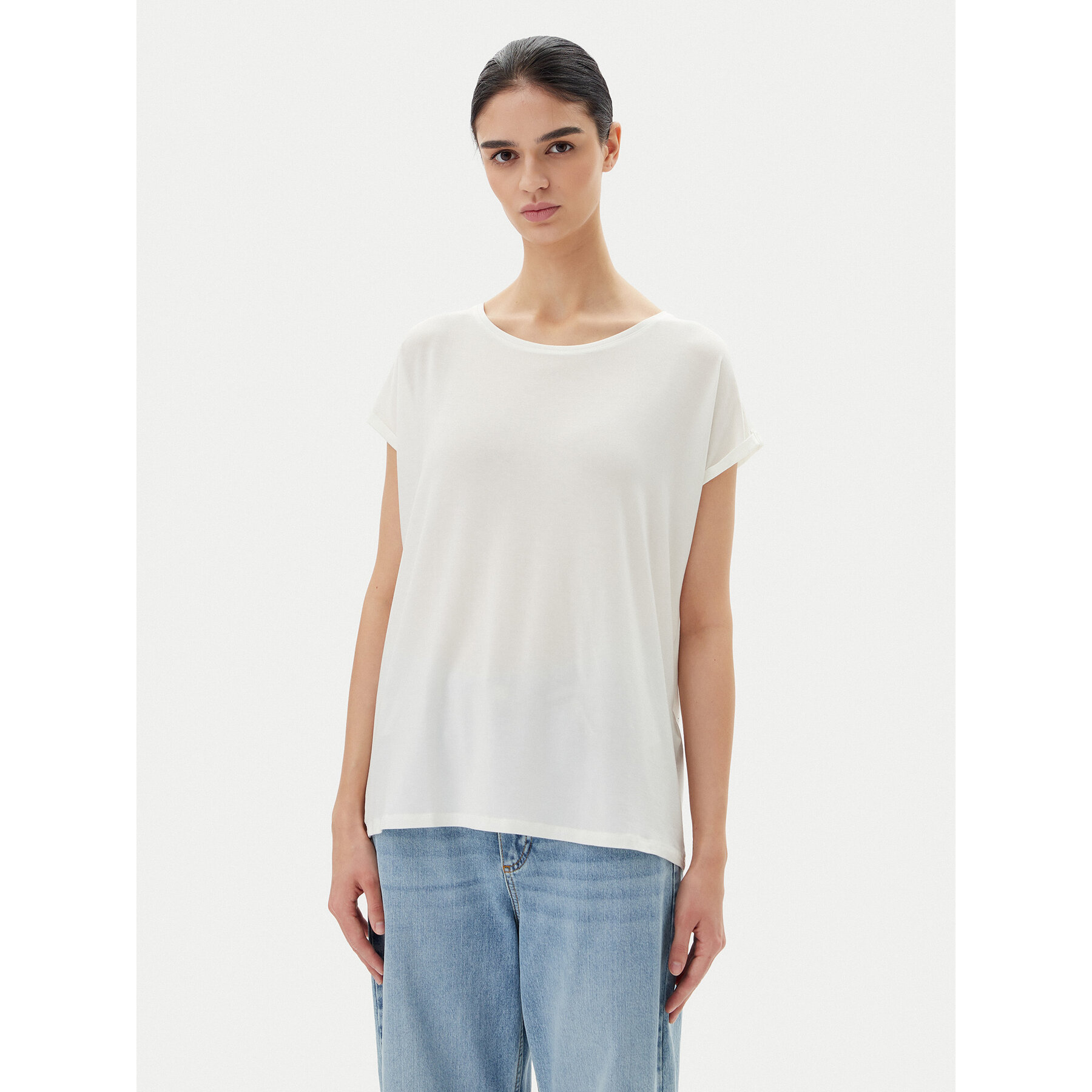 Vero Moda Póló Ava 10284468 Fehér Regular Fit