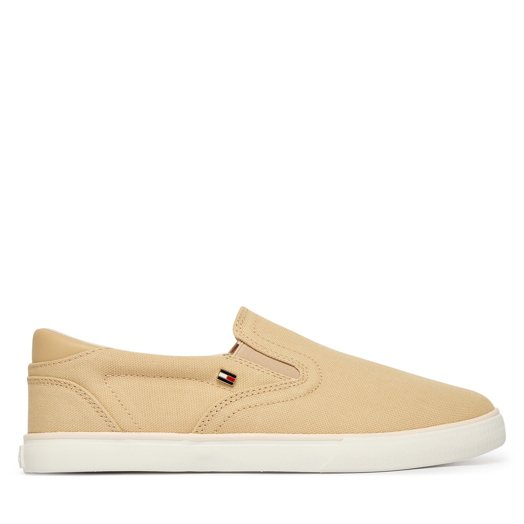 Teniși Tommy Hilfiger Th Low Profile Slip On FW0FW09103 Bej