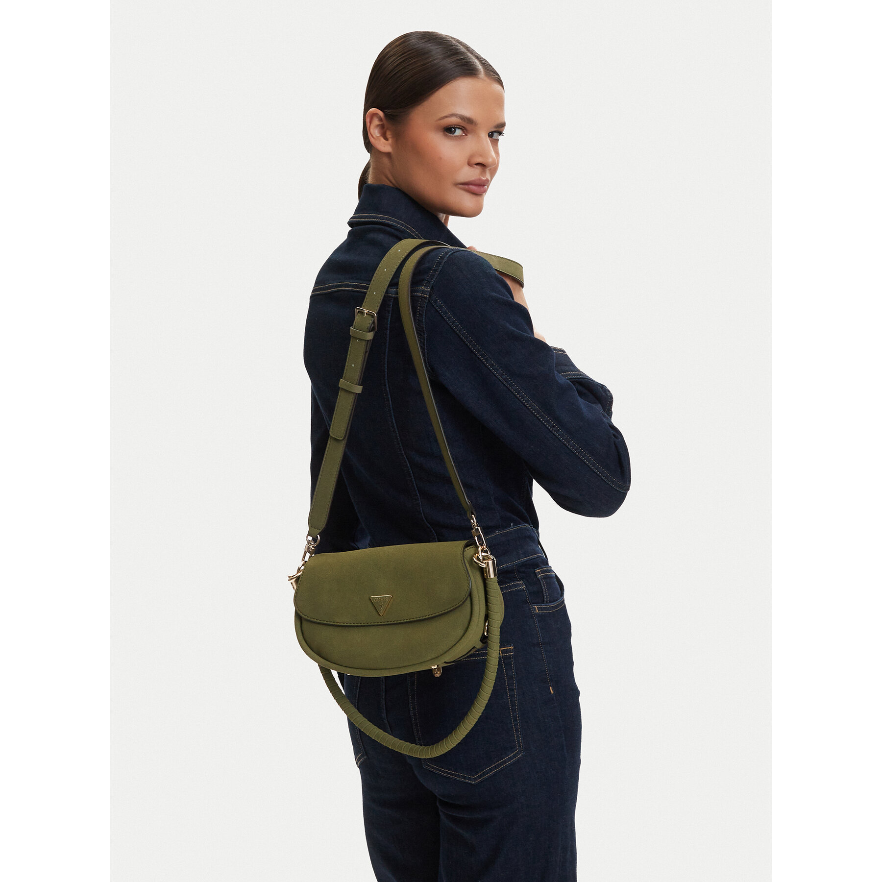 Torbica Guess Danya HWSG99 18190 Tamno zelena