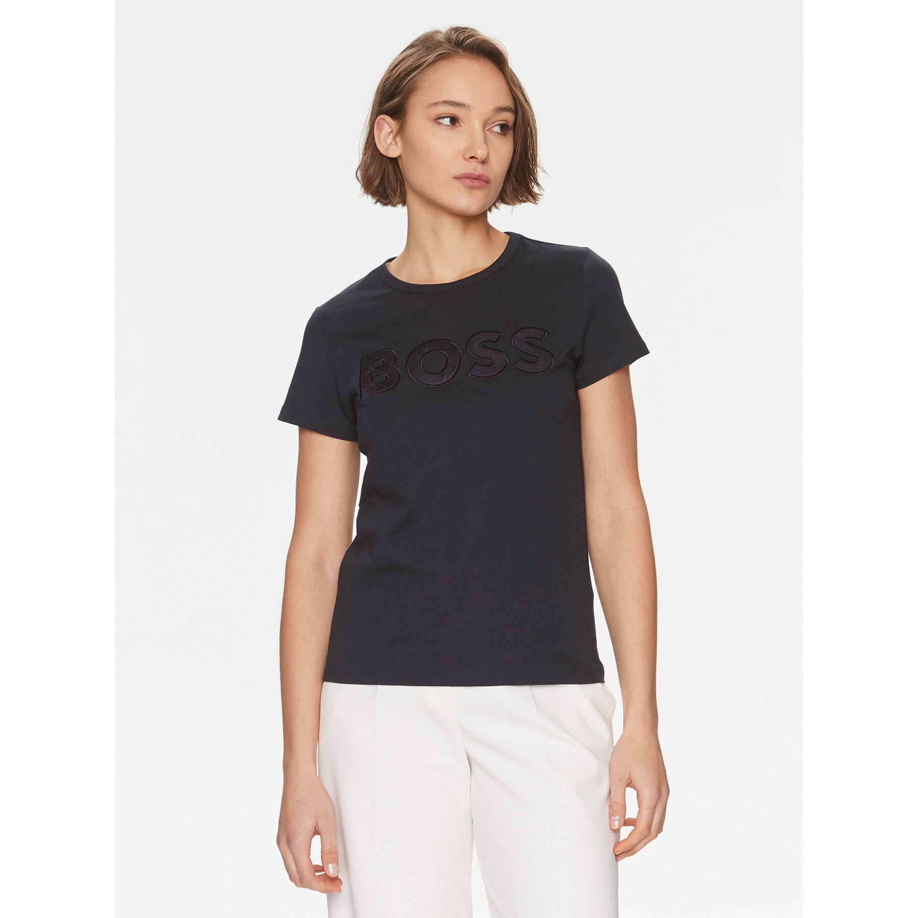 Boss T-shirt Eventsa 50514967 Blu scuro Regular Fit