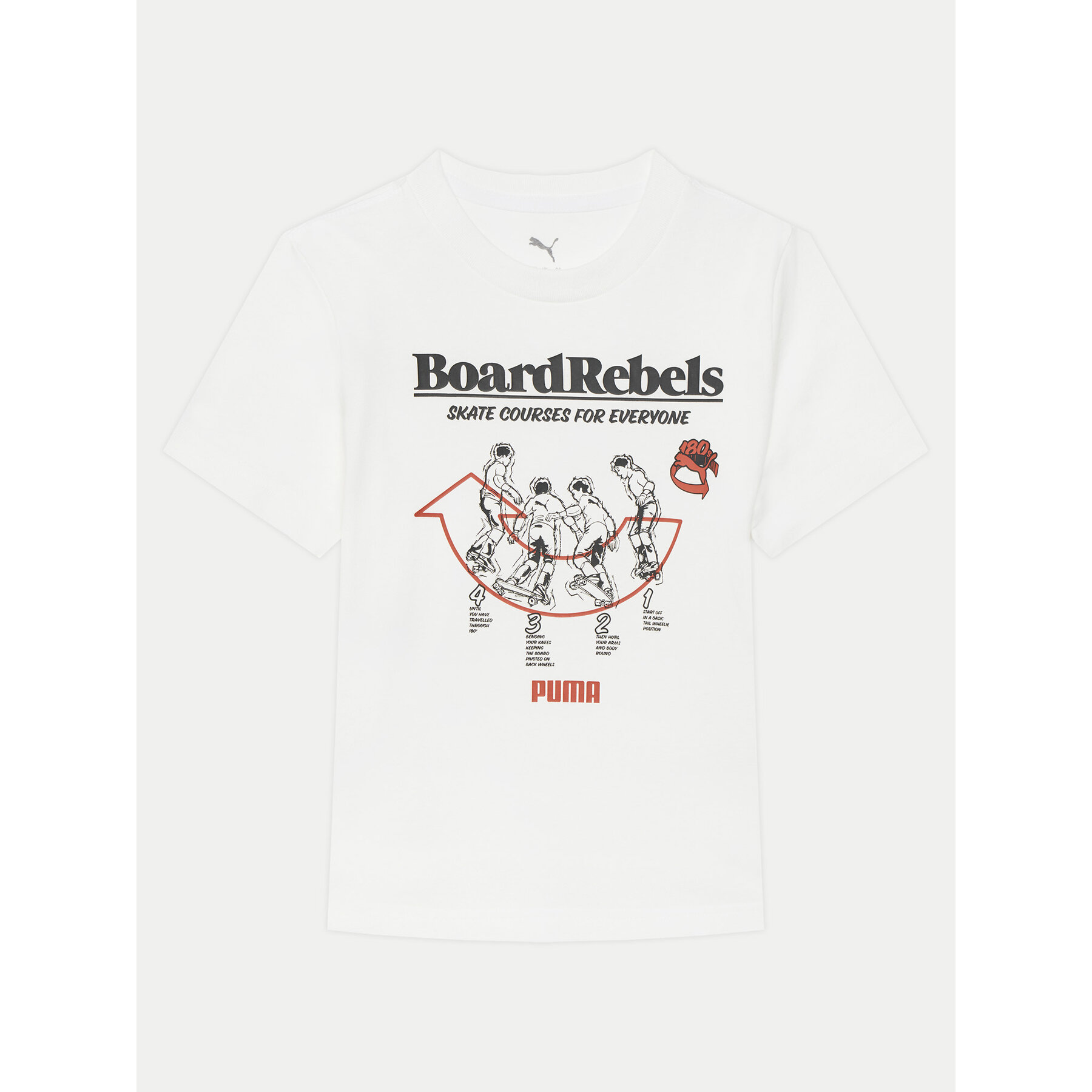 Puma T-Shirt Mid 90s 685144 Λευκό Regular Fit