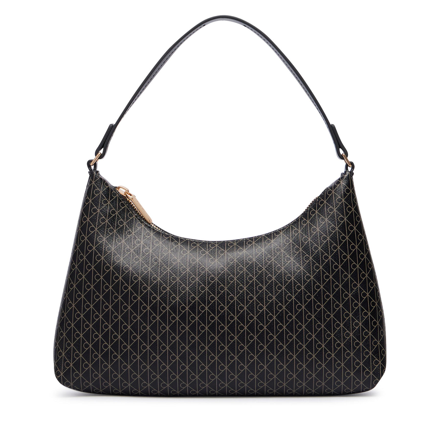Torbica Calvin Klein Emblem Aop Small Shoulder Bag LV04F3889G Crna