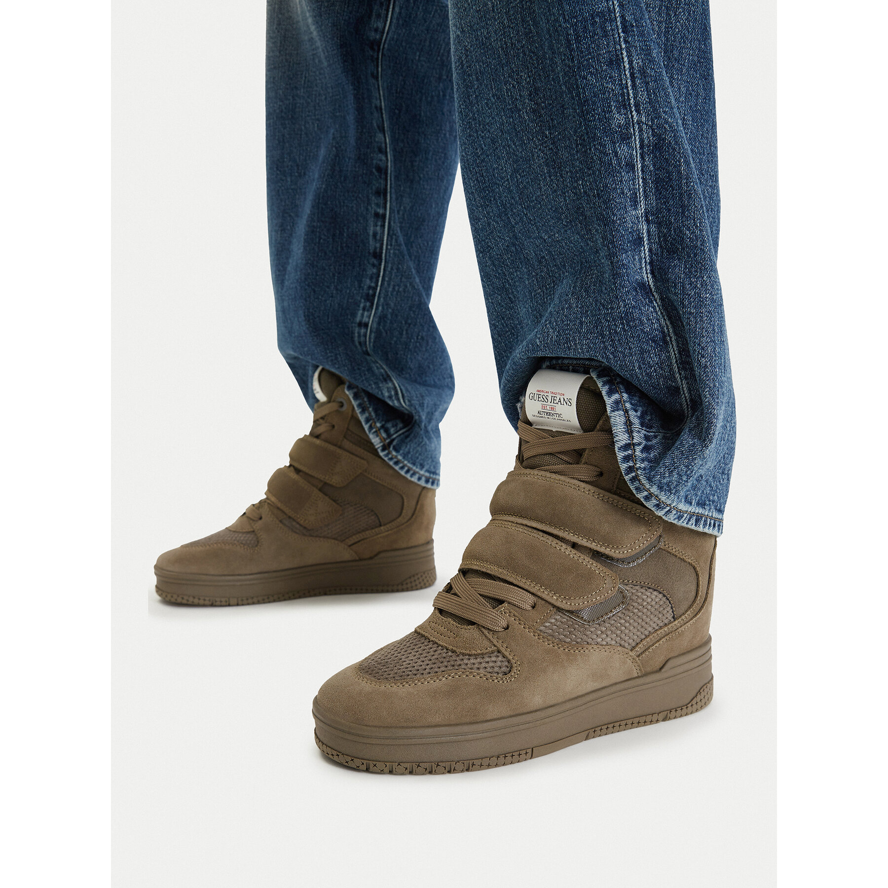 Sneakersy Guess Jeans EO-GUJ1010 Khaki