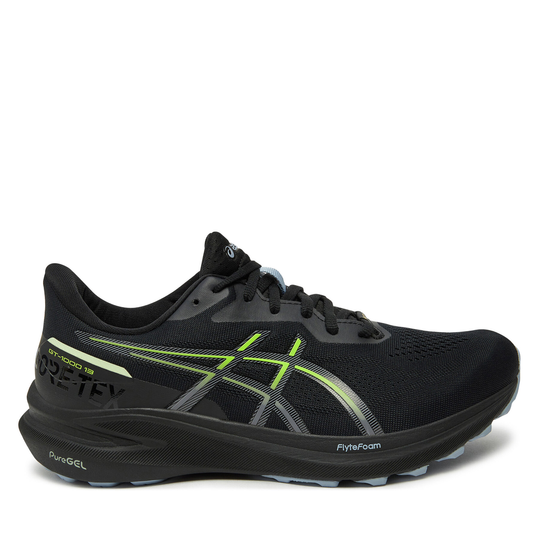 Chaussures de running Asics Gt-1000 13 Gtx 1011B857 Noir