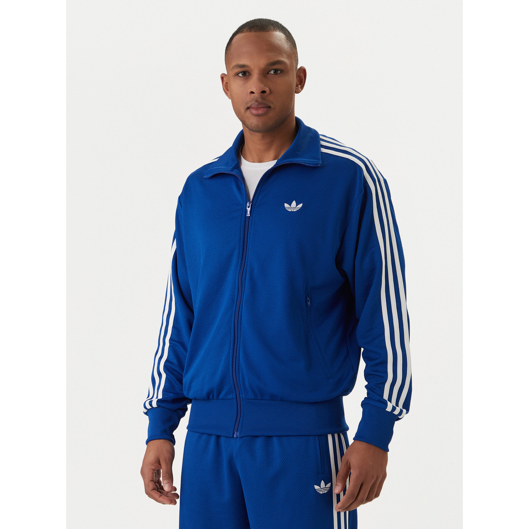 adidas Sweatshirt adicolor Firebird KE0790 Blau Loose Fit