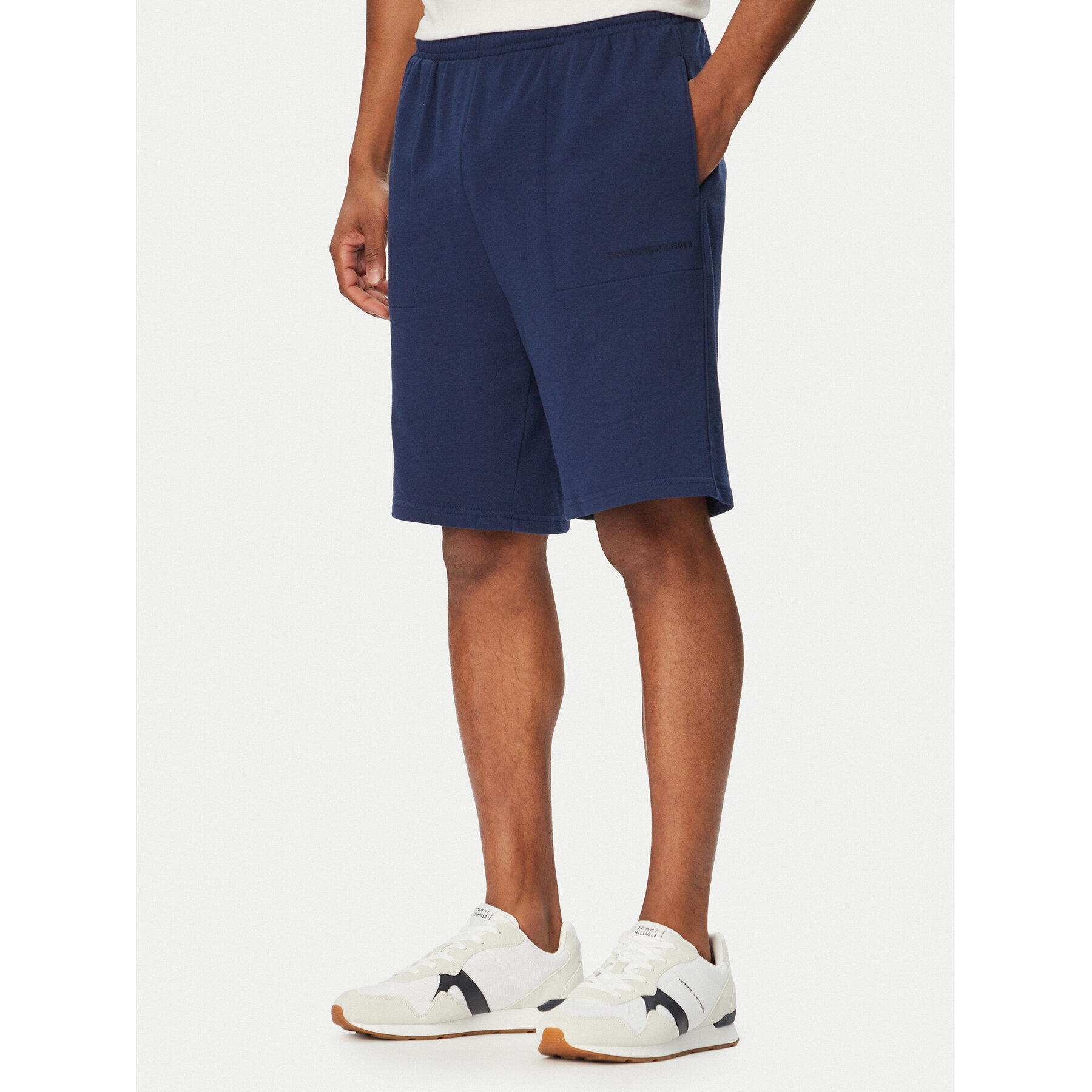 Tommy Hilfiger Sportshorts Terry UM0UM03914 Dunkelblau Regular Fit