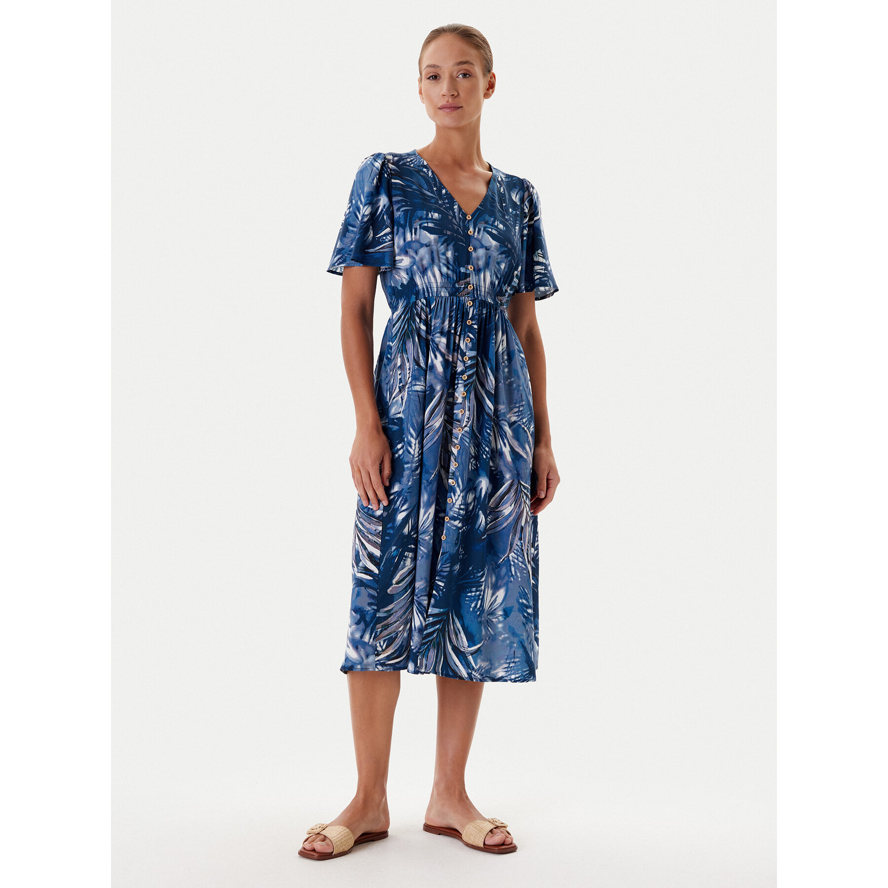 Tatuum Kleid für den Alltag Detta T2509.193 Dunkelblau Regular Fit