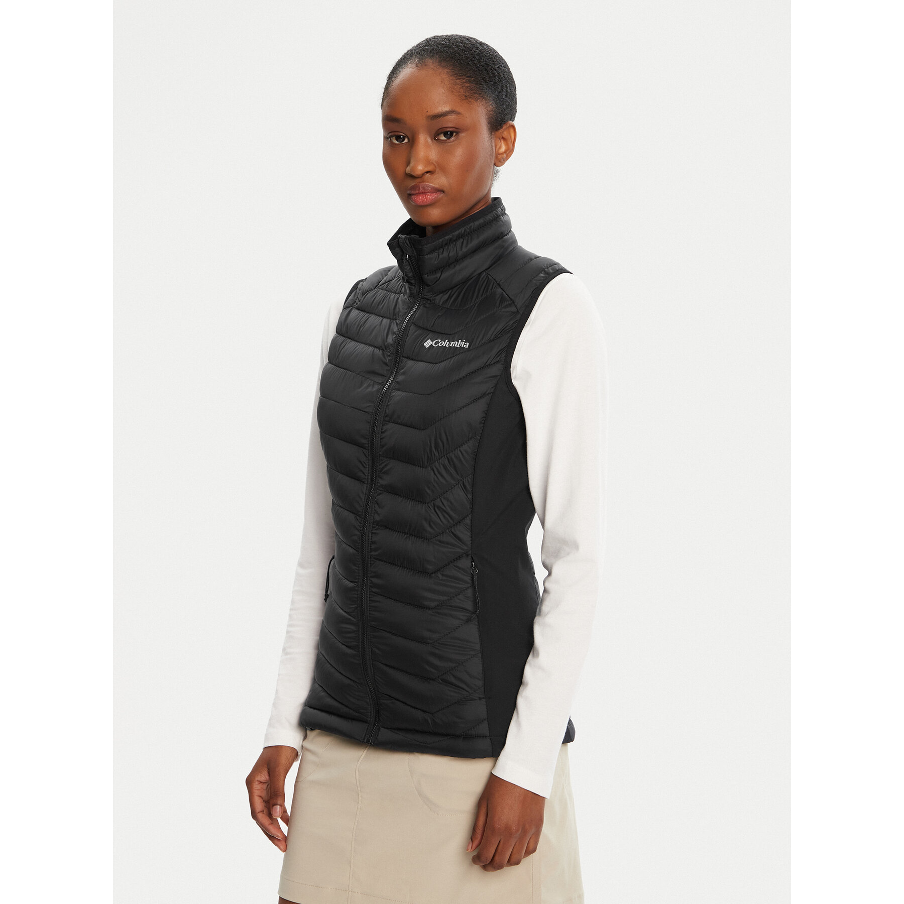 Columbia Bodywarmer Powder Pass Vest EK0192 Schwarz Regular Fit