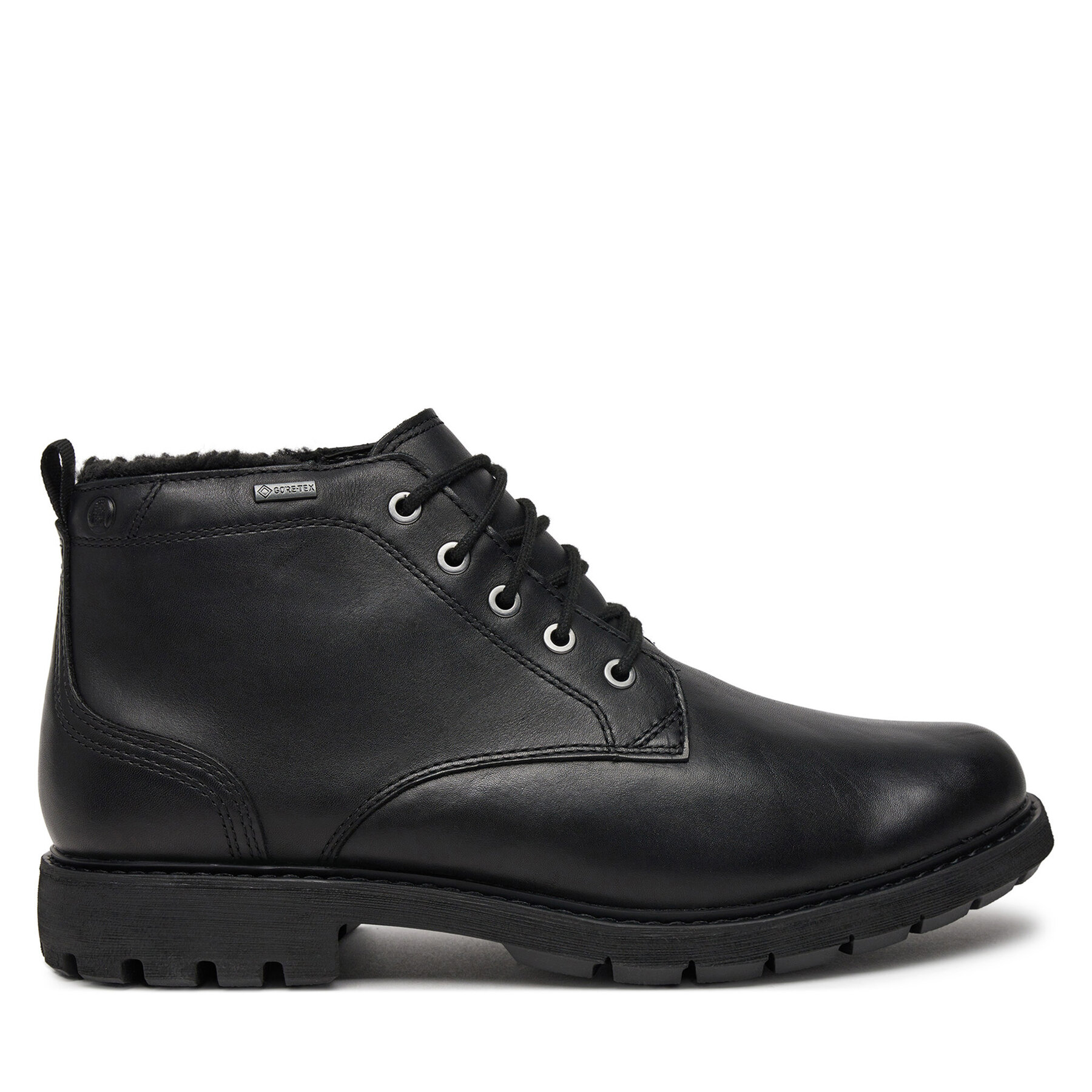 Męskie Trzewiki Clarks, Rozmiar 45 Czarny Batcombe Mix Gtx GORE-TEX 26178661