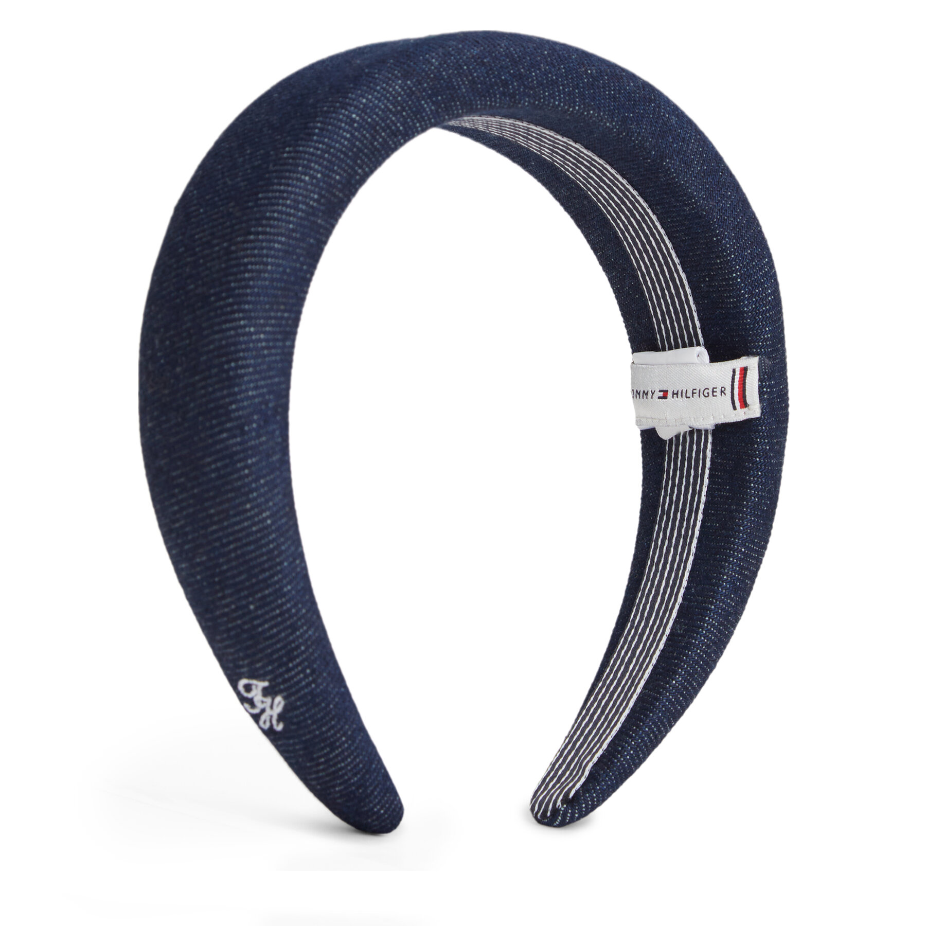 Tommy Hilfiger Στέκα μαλλιών Tommy Hilfiger Denim Logo Padded Headband AW0AW18661 Σκούρο μπλε