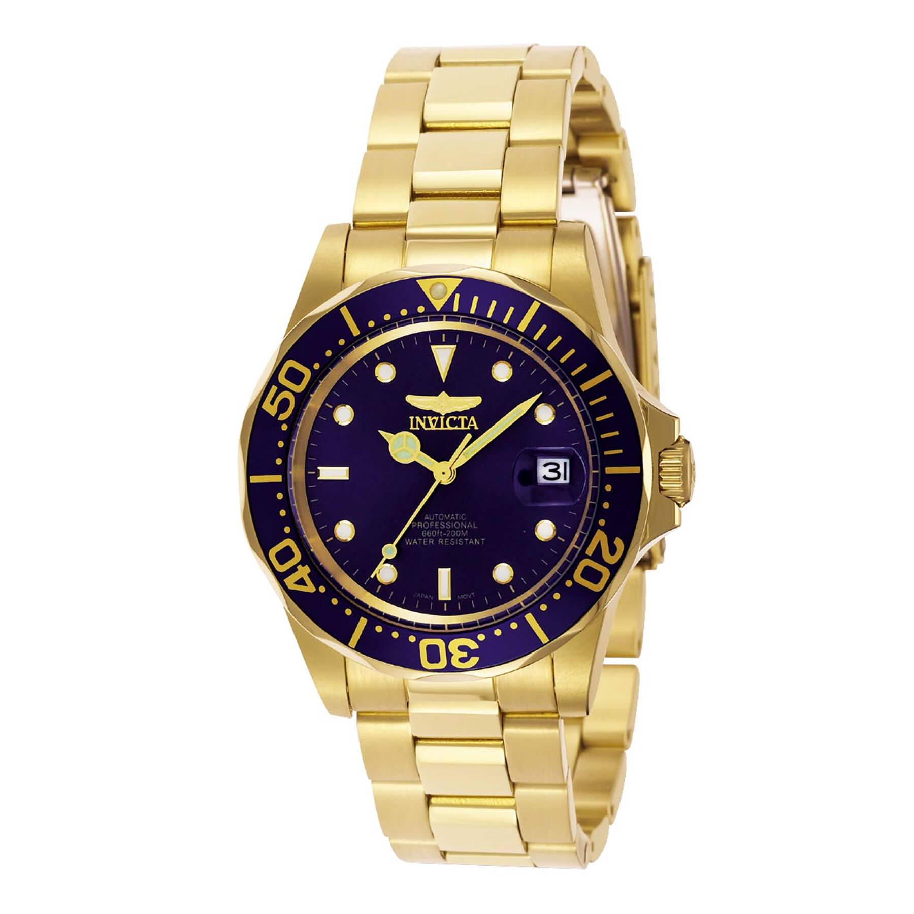 Ročna ura Invicta Watch 8930 Gold/Blue