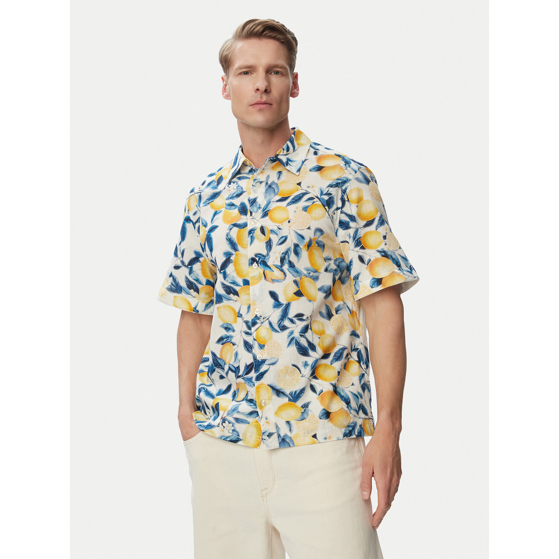 Guess Hemd M6GH35 W1722 Bunt Regular Fit
