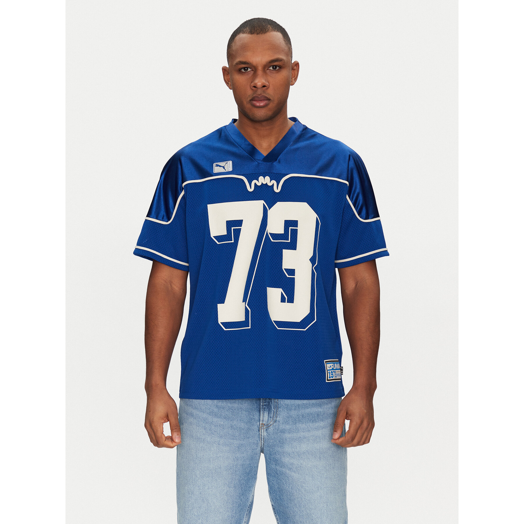 Puma Puma T-Shirt Dress Code Football 630254 Μπλε Relaxed Fit