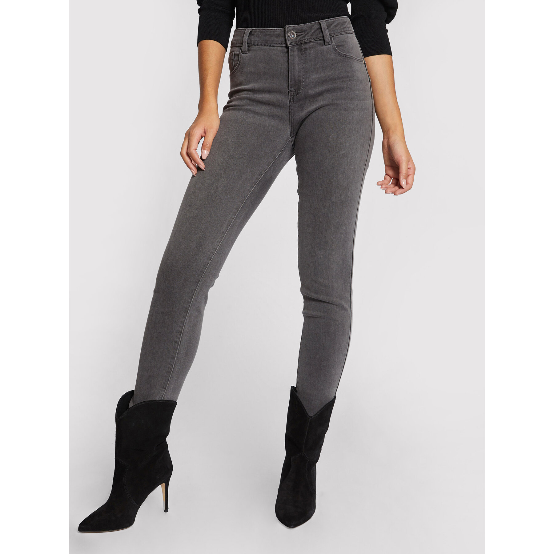 Morgan Jeans 201-POM.P Grau Slim Fit