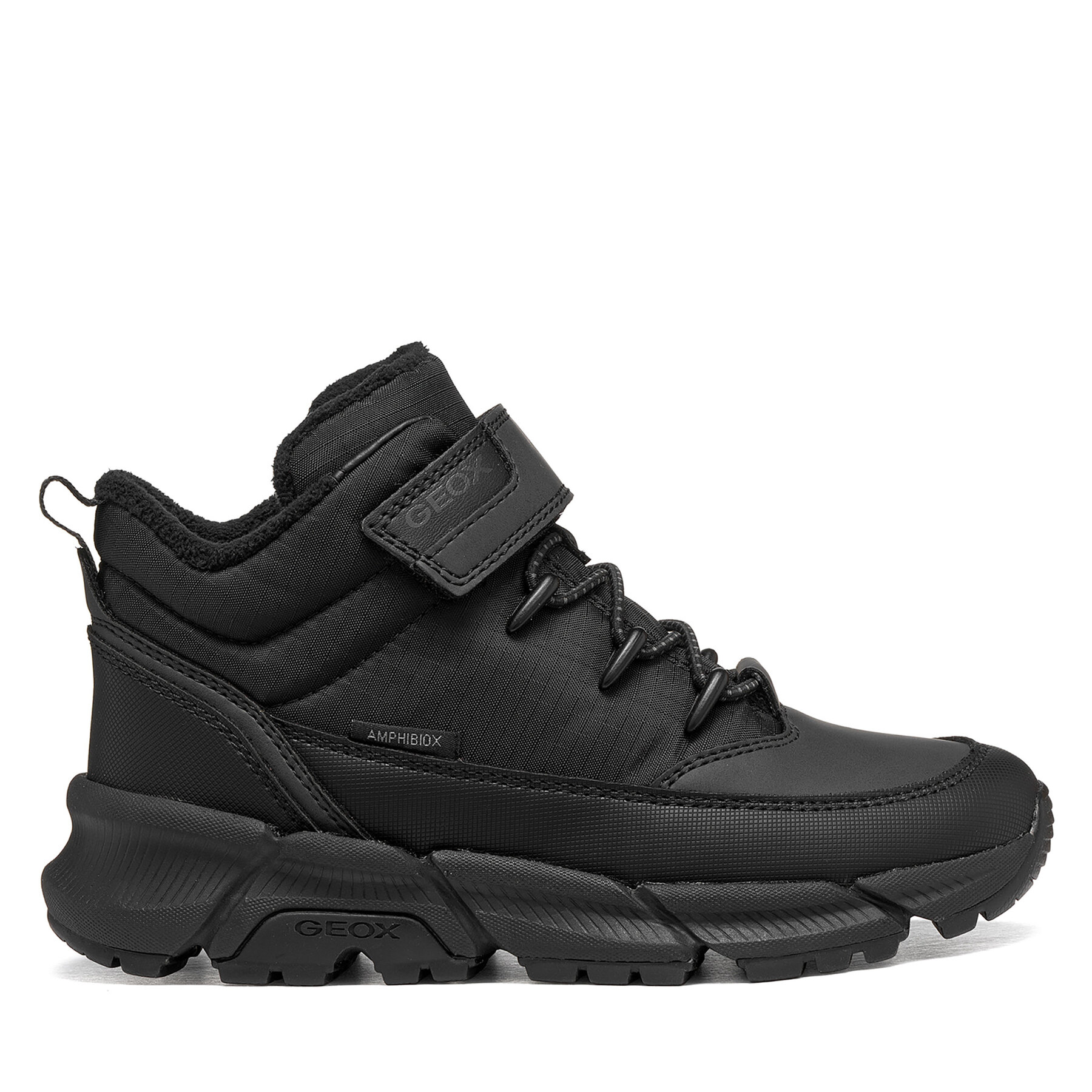 Ghete Geox J Flexyper Plus Boy B Abx J66LCA 0FUME C9999 S Negru