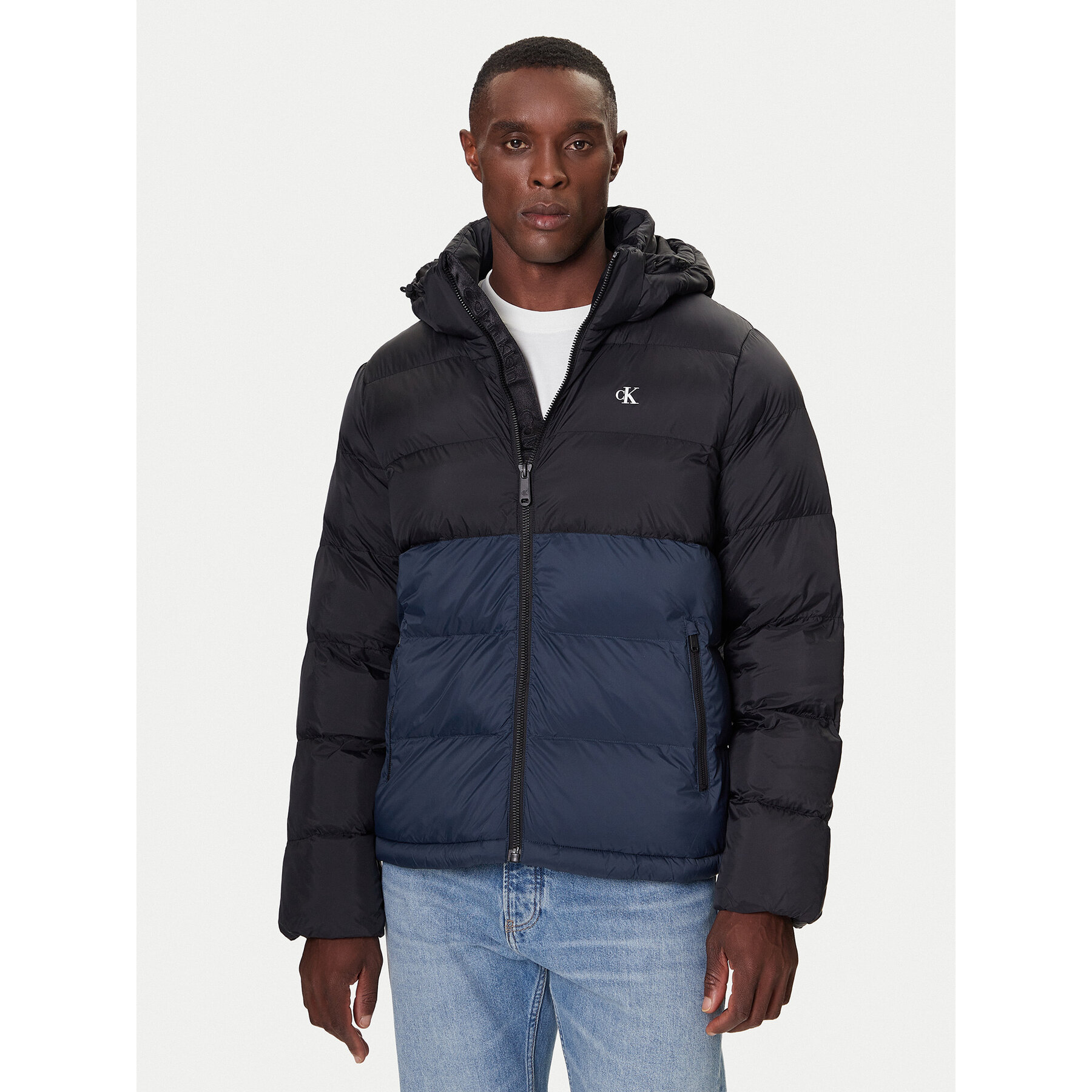 Calvin Klein Jeans Winterjacke LV04RD527G Schwarz Regular Fit
