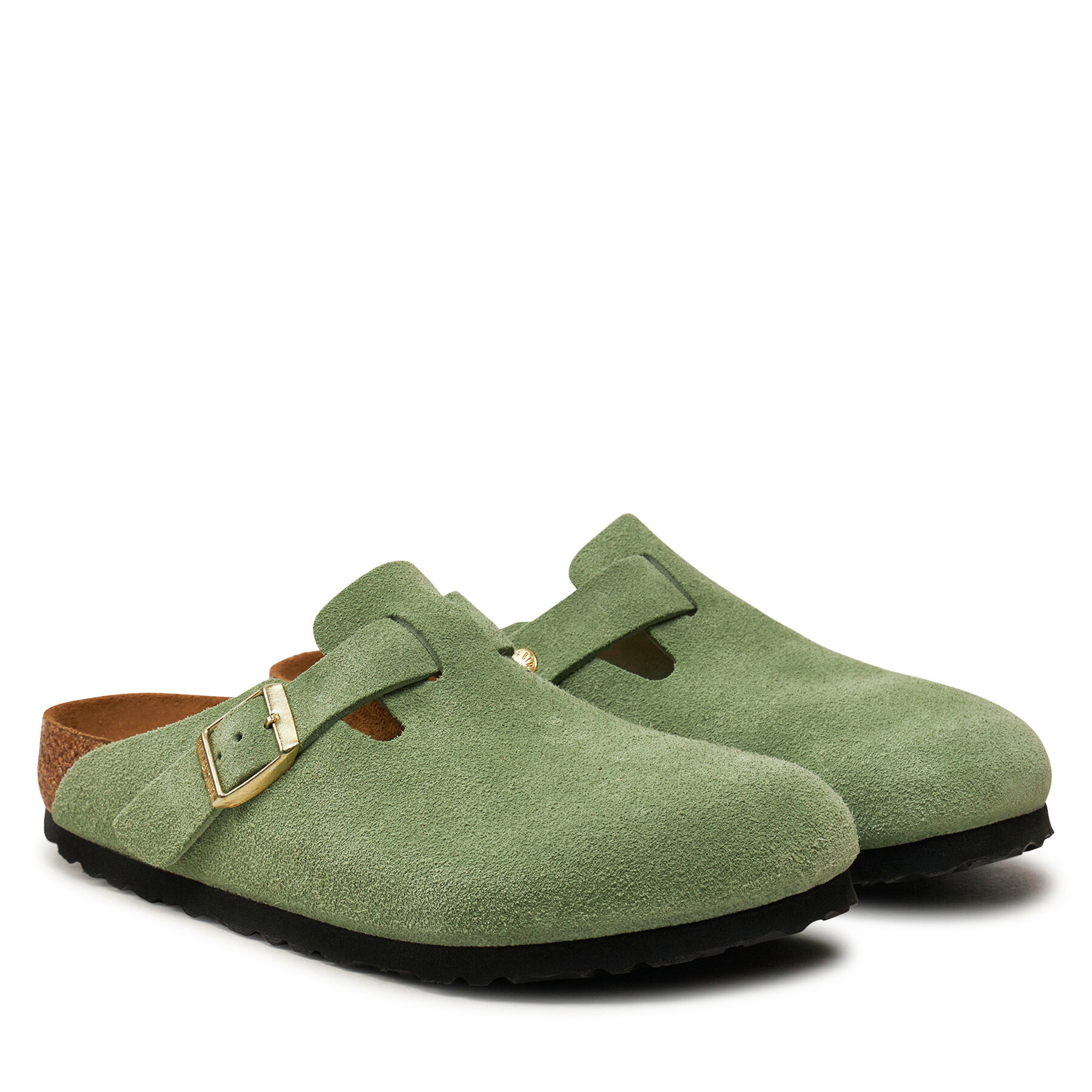 Mules / sandales de bain Birkenstock Boston 1027950 Vert