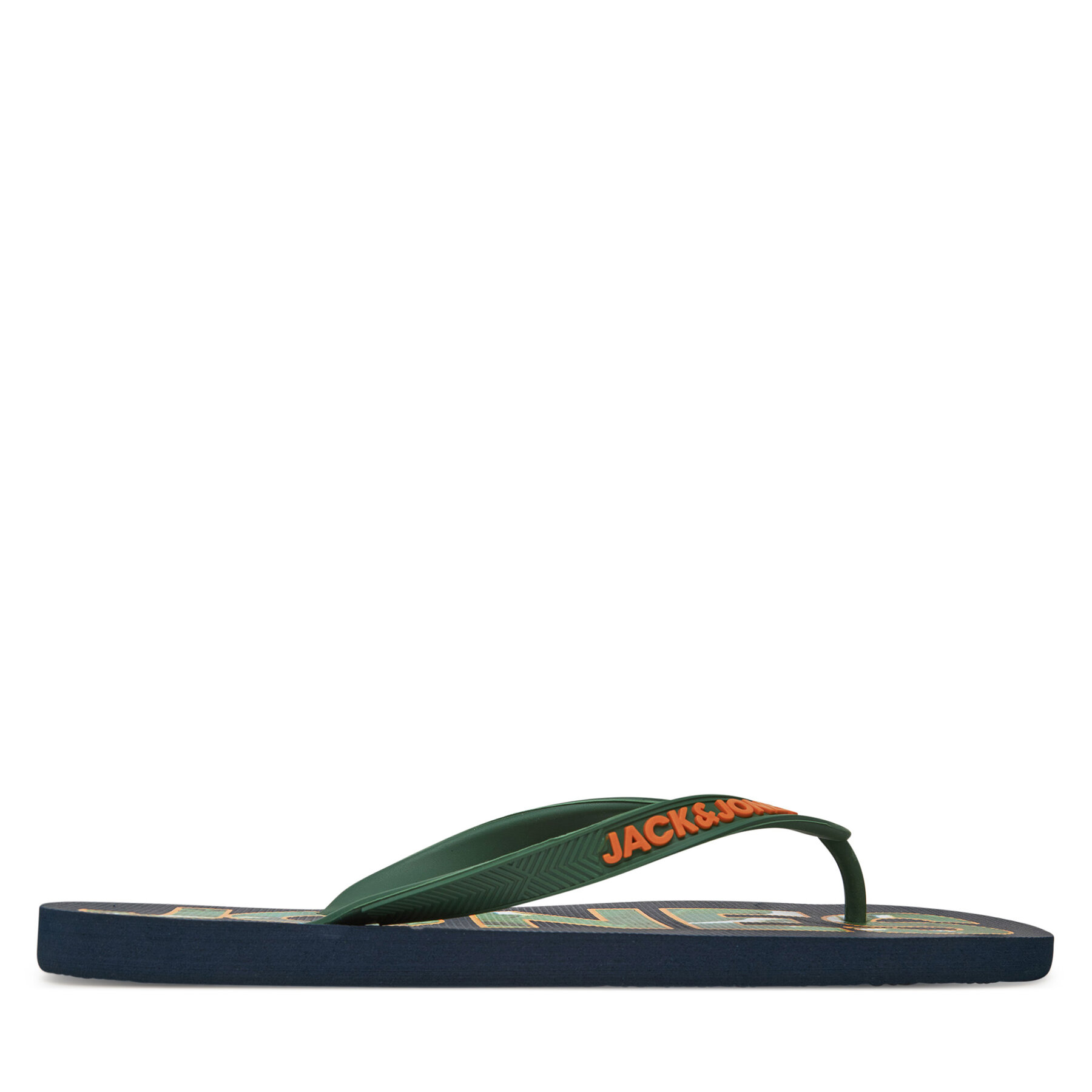 Flip flop Jack & Jones Jfwlogo Palm Print Flip Flop Ln 12230642 Bleumarin