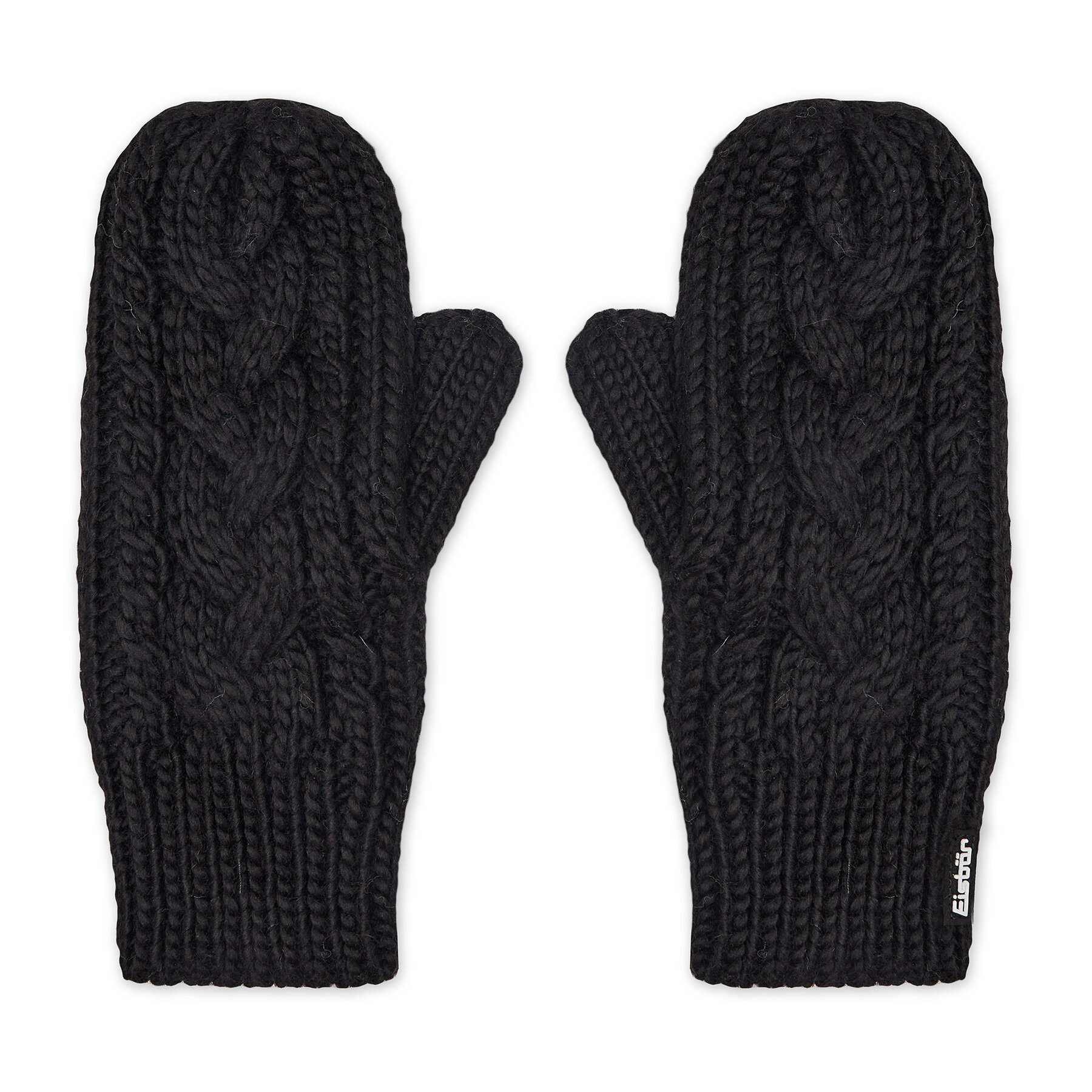 Guanti da donna Eisbär Afra Mittens 80135 Nero, Taglia 00, taglia : 00
