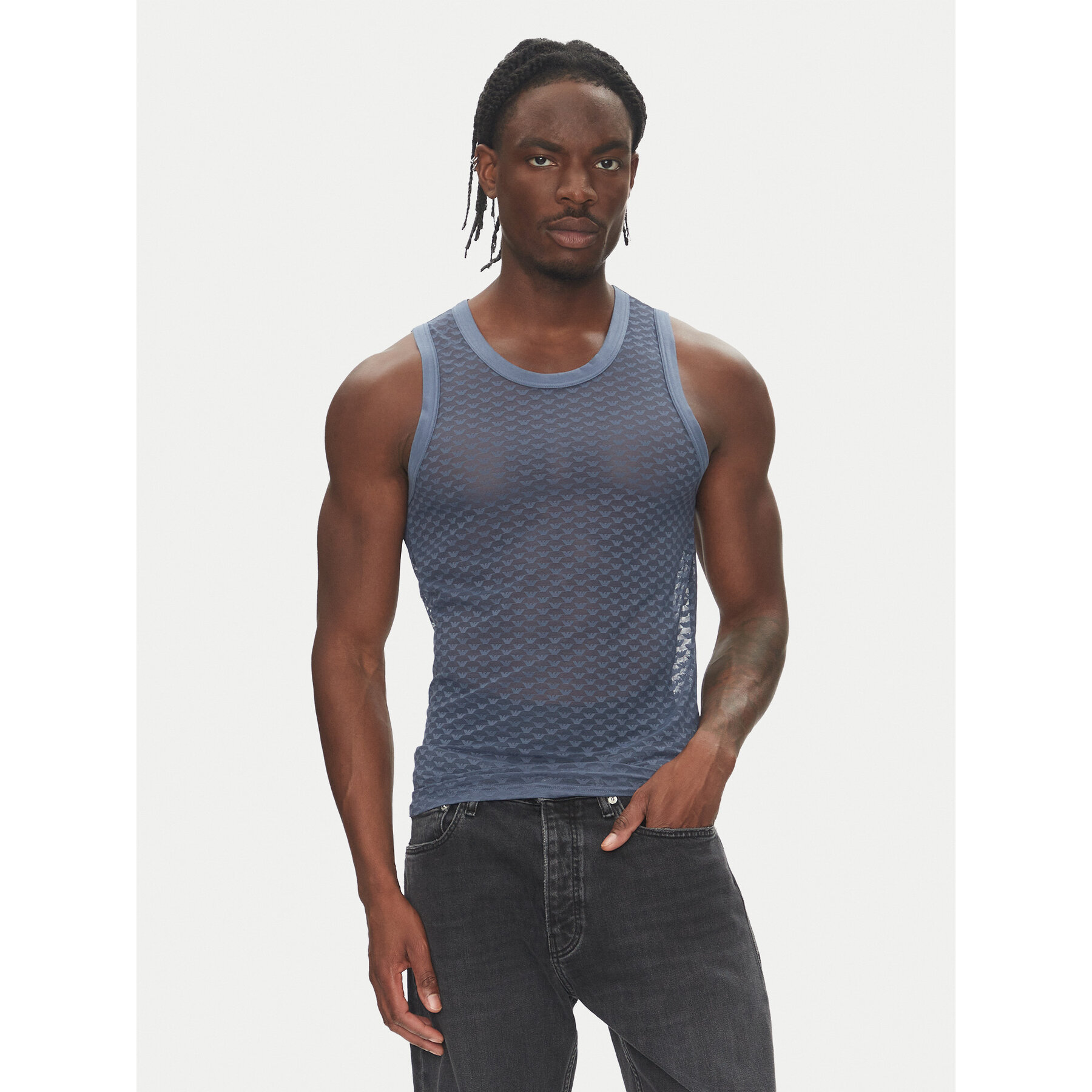Emporio Armani Underwear Emporio Armani Underwear Tank top EM000386 AF12035 FB186 Μπλε Slim Fit