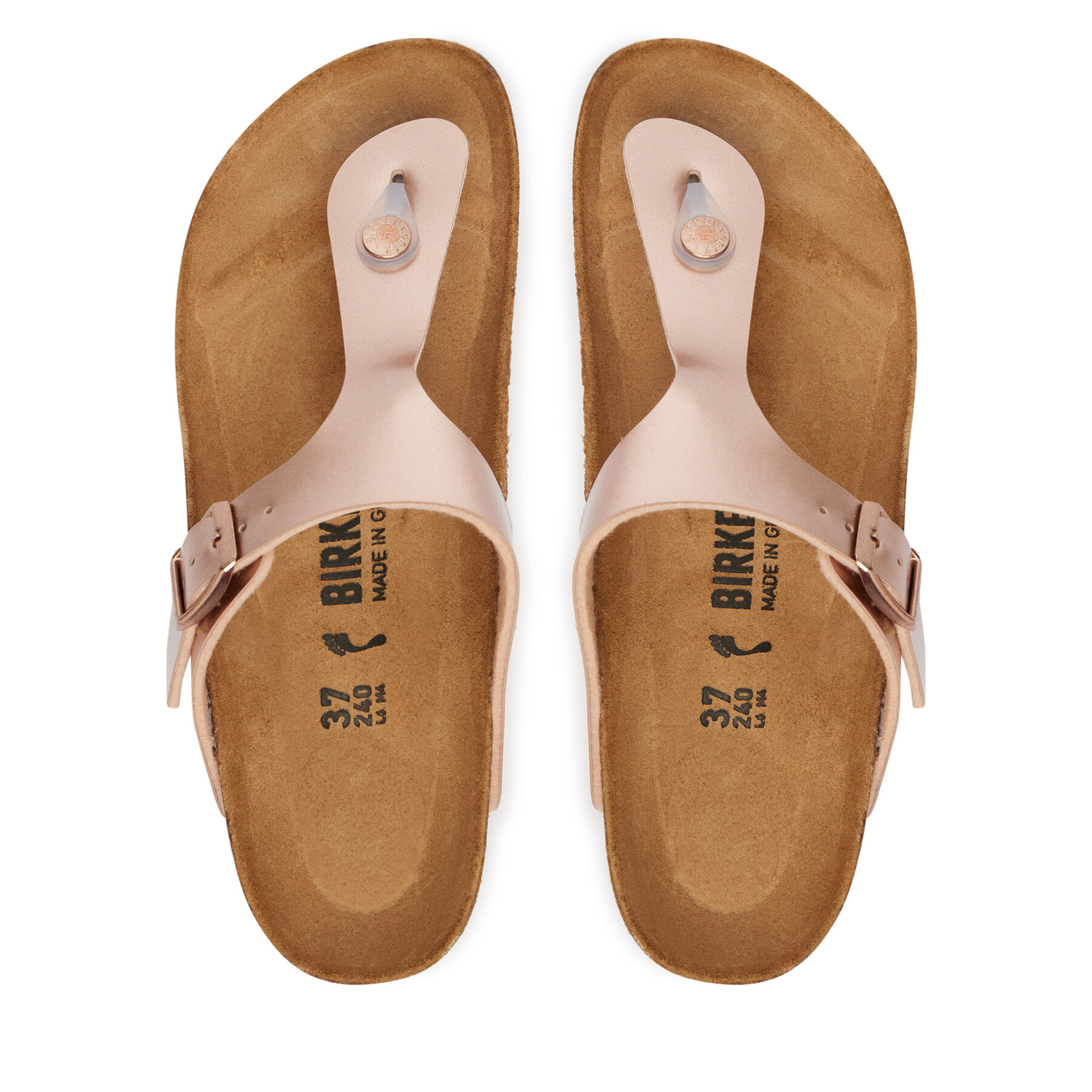Flip flop Birkenstock Gizeh 1012526S Aur roz