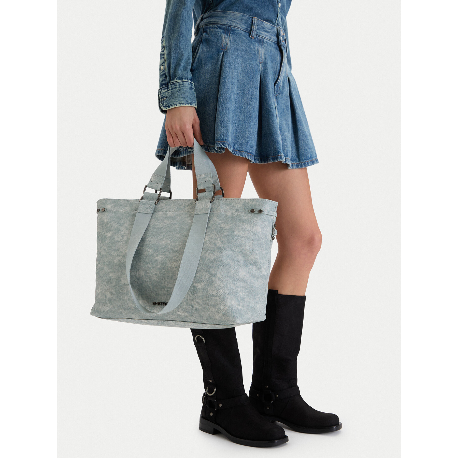Ročna torba G-Star Raw EO-LDA8423J Modra