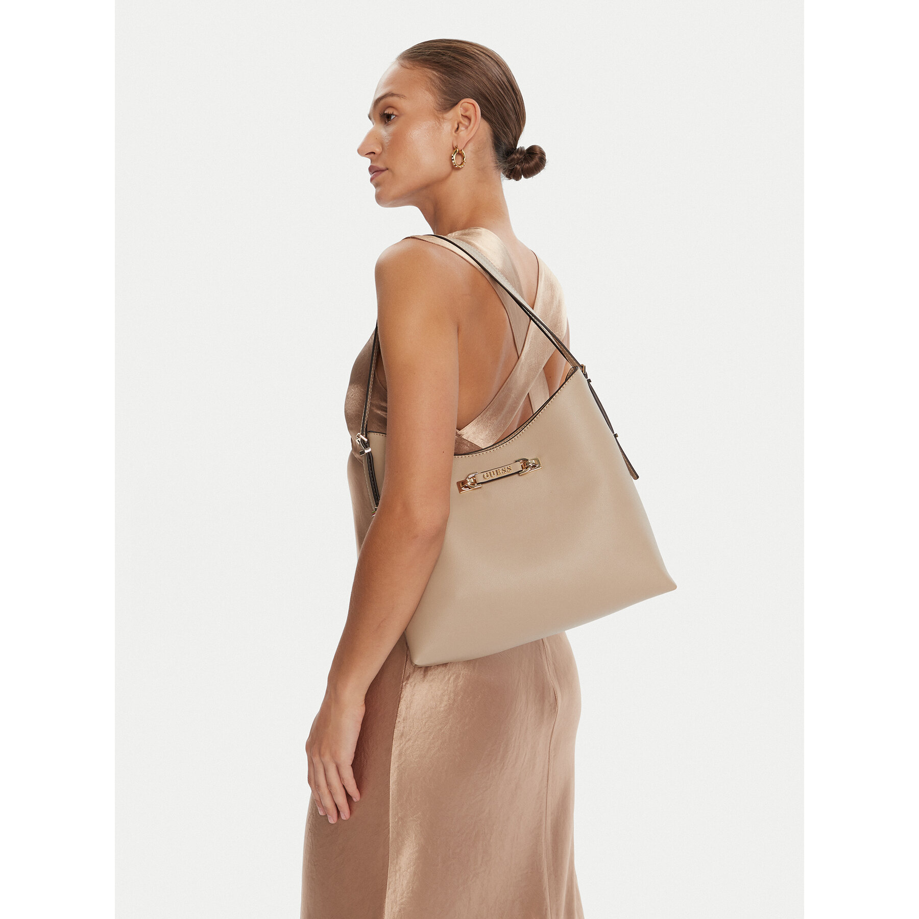 Táska Guess Lefia HWBG96 44020 Bézs