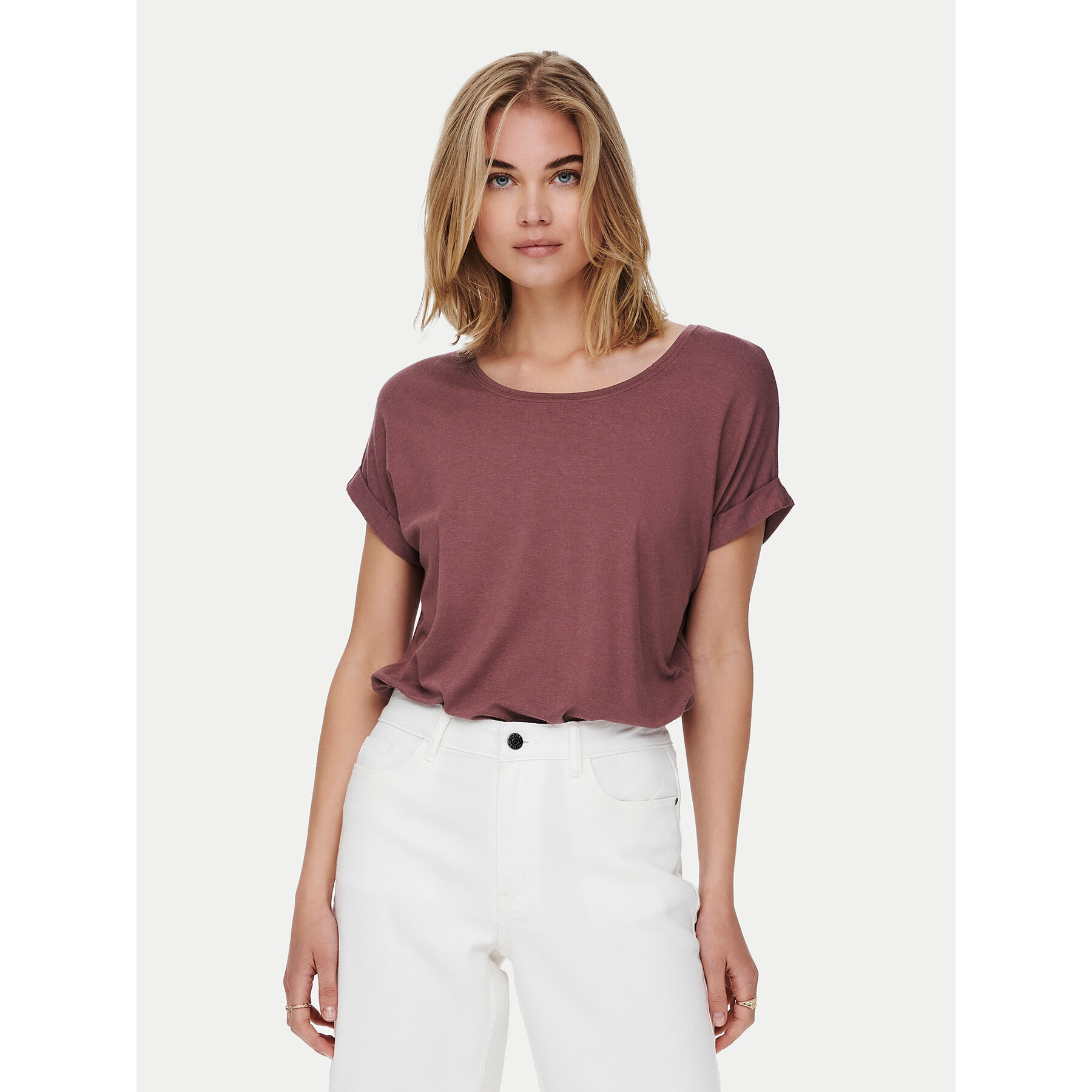 ONLY Póló Moster 15106662 Rózsaszín Regular Fit