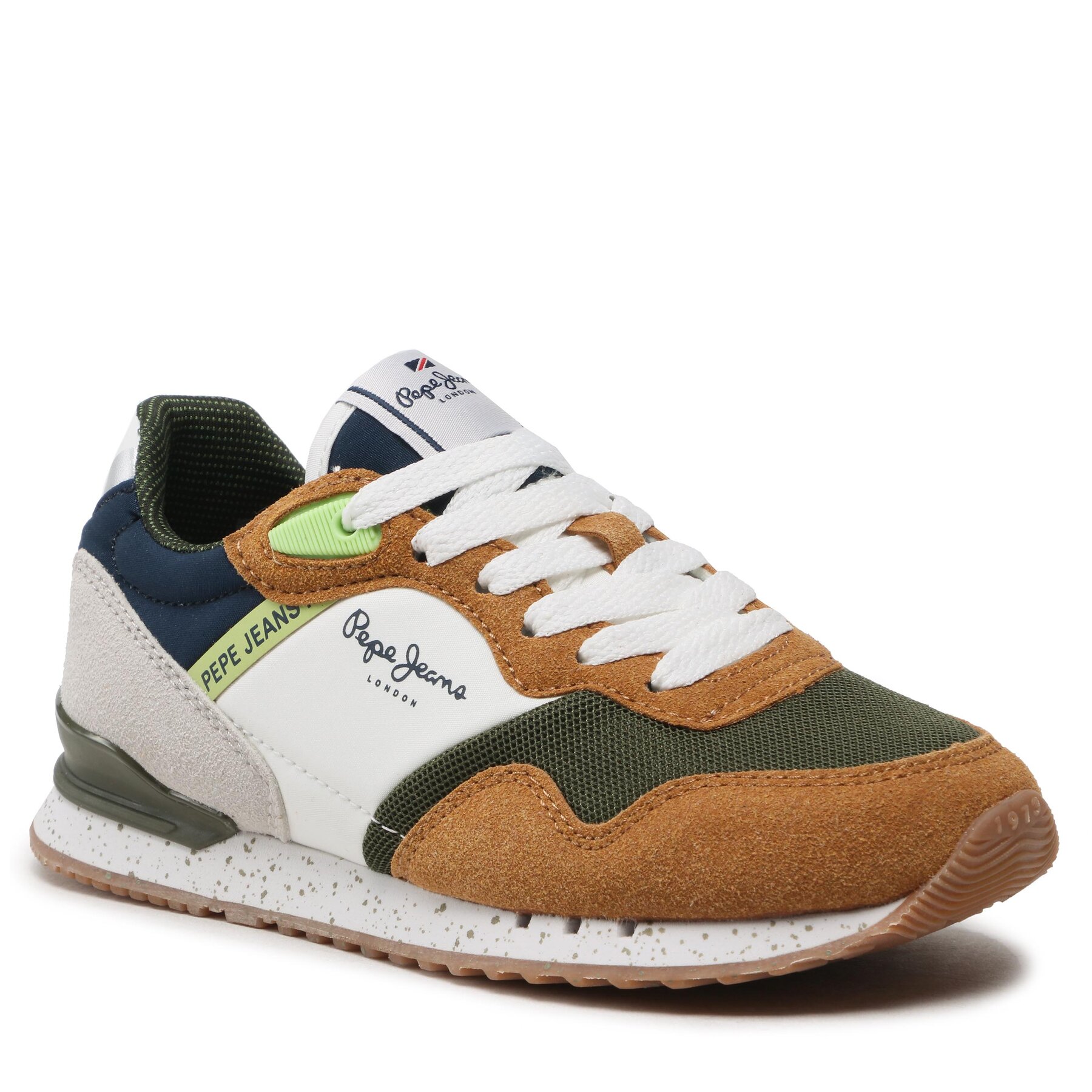 Sneakers Pepe Jeans London B May PBS30553 Army 716 716 imagine super redus 2022