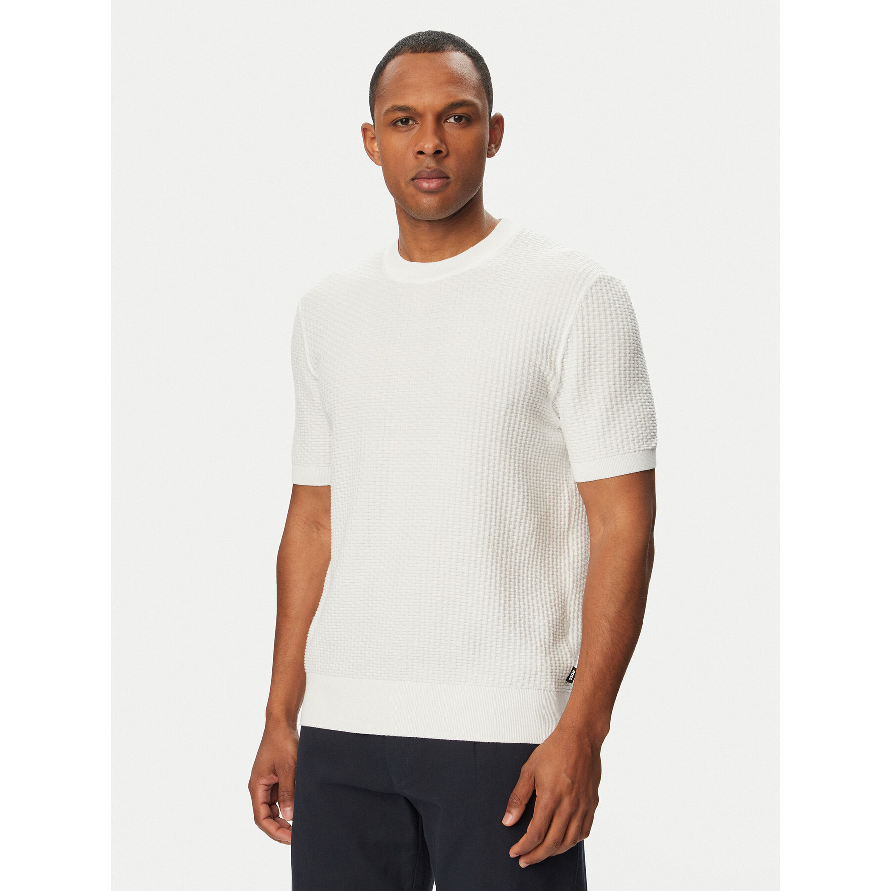 BOSS Sweater H-Nilton 50560468 Fehér Regular Fit