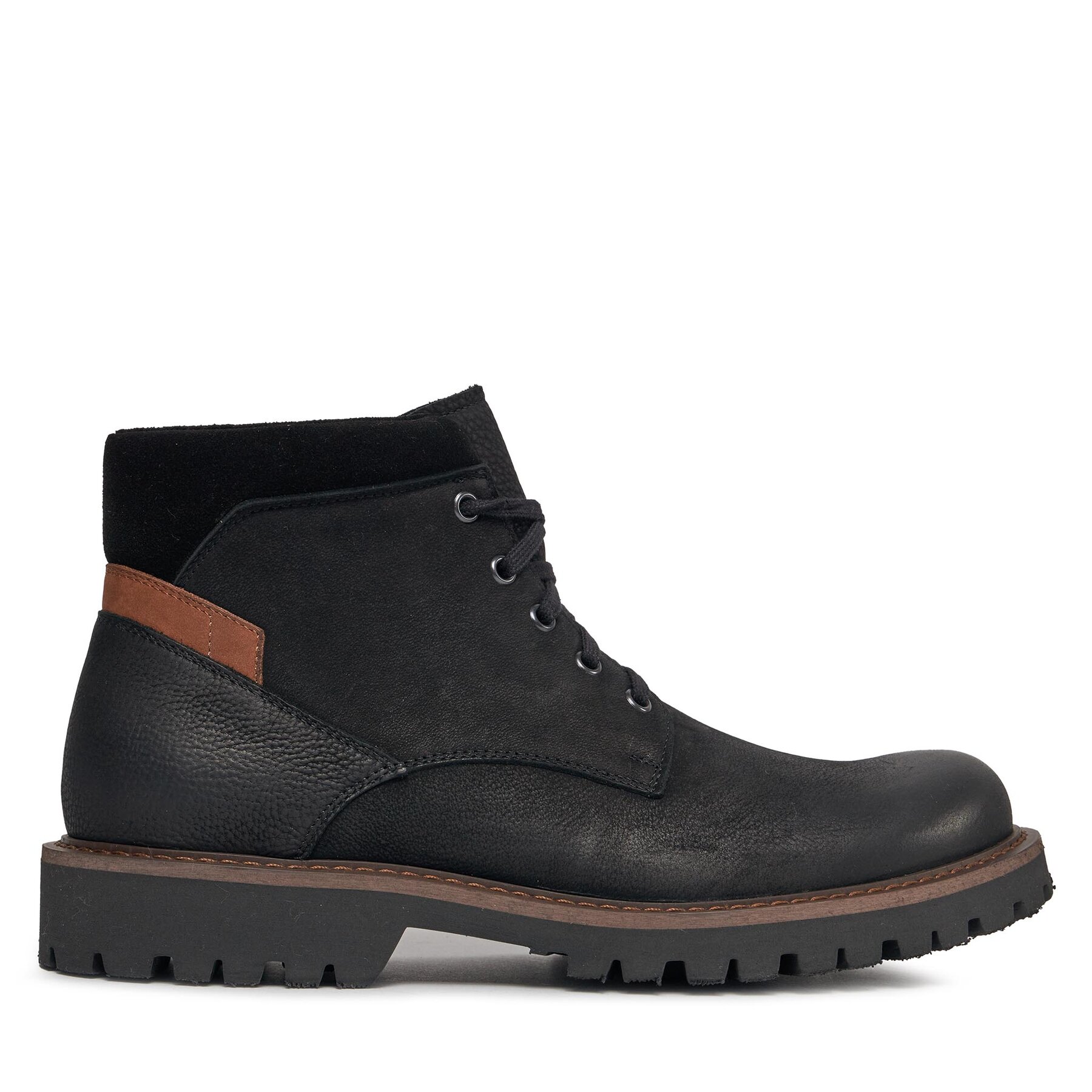Botines planos Ryłko IPSH76 Negro