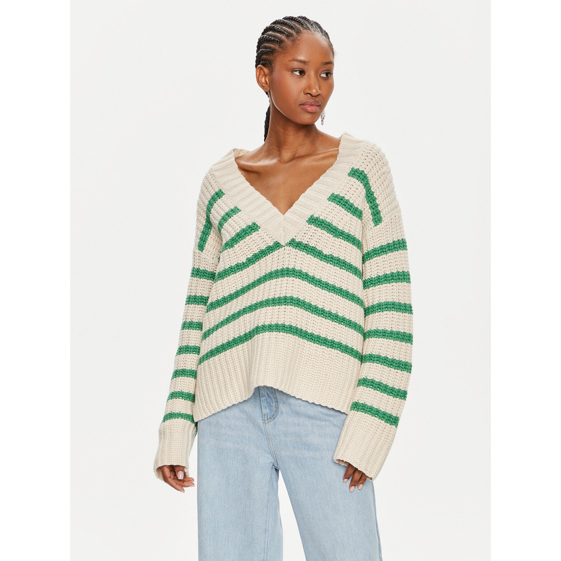 Munthe Pullover Organize 242162024274 Beige Loose Fit