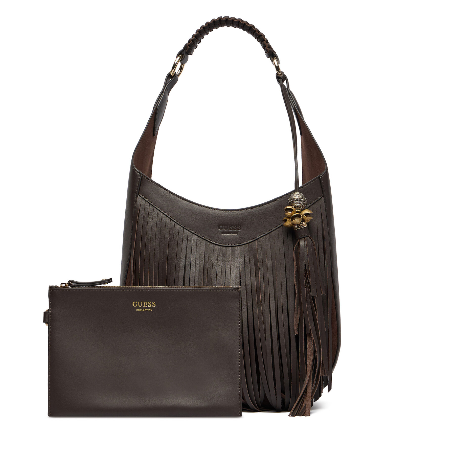 Дамска чанта Guess HWZOSS P6452 Тъмнокафяв